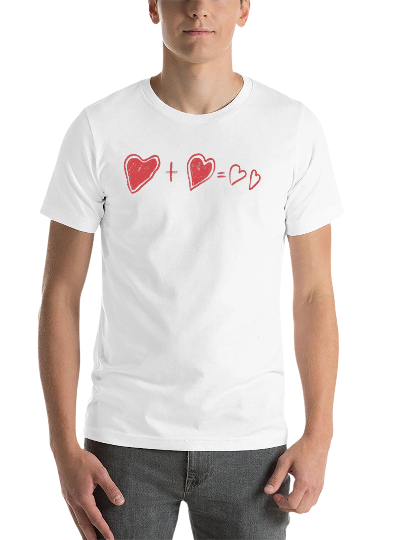 Black Heart Equation Graphic Tee view 14