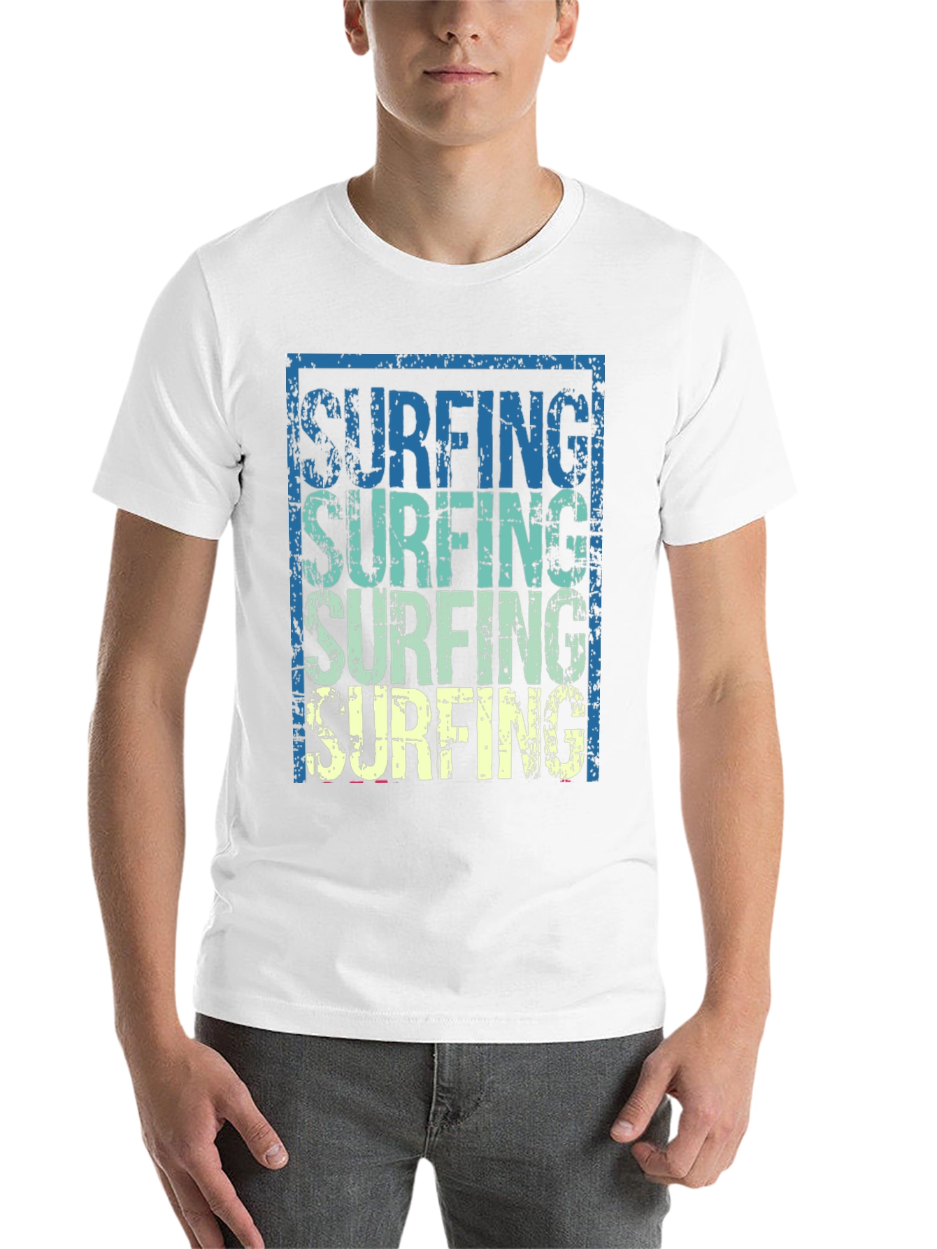 Black Vintage Surfing T-Shirt - Retro Style view 14