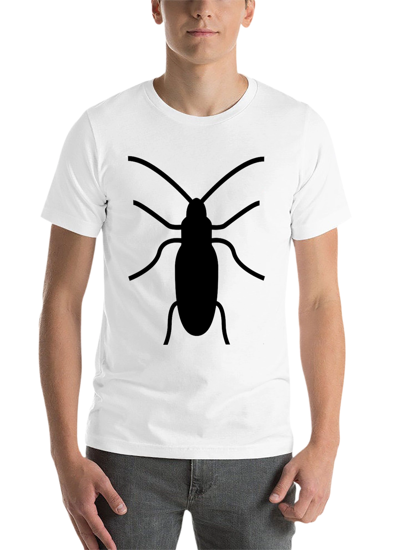 Black Black Cockroach Graphic Tee - Unisex view 14