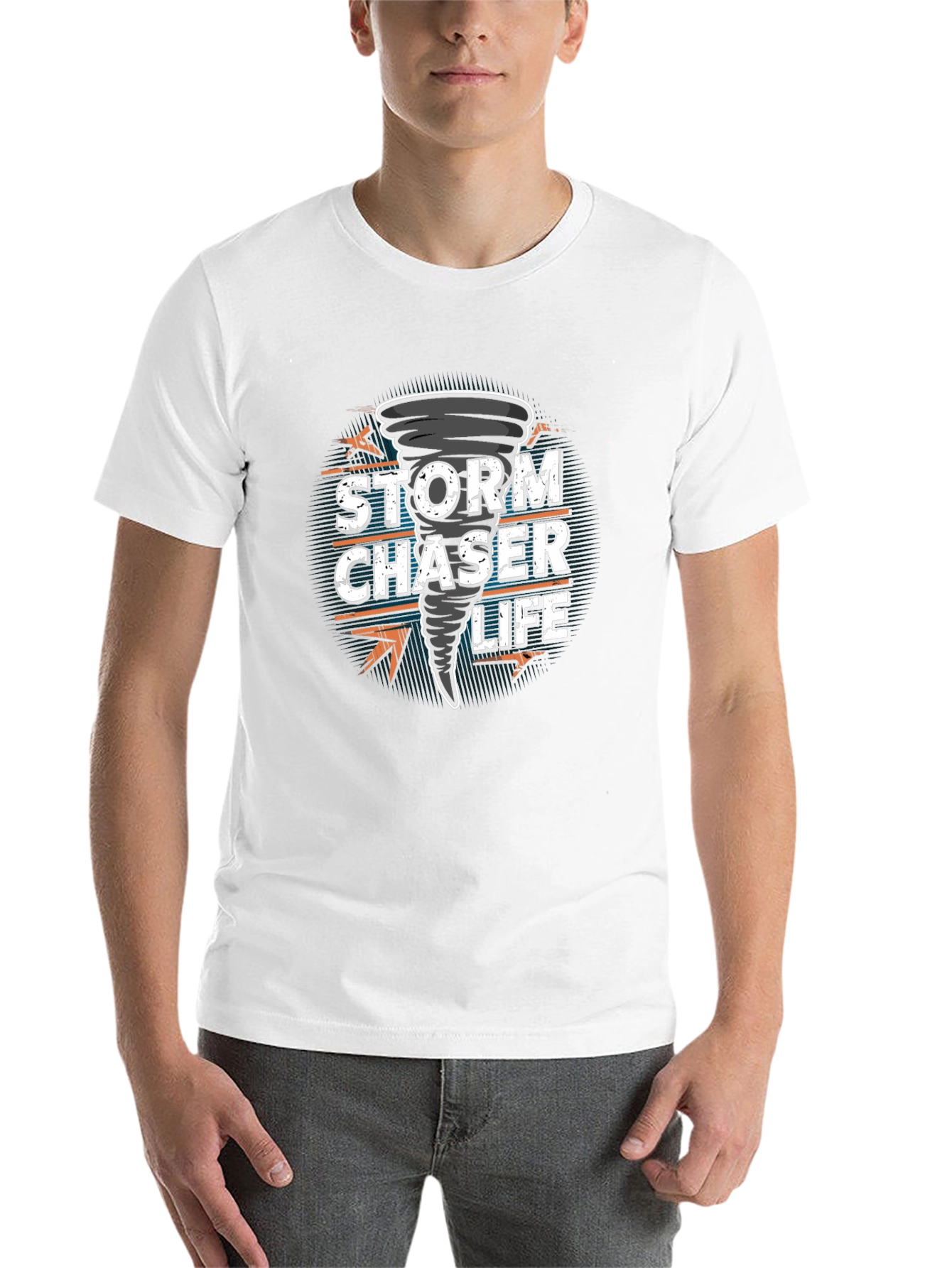 Black Storm Chaser Life Graphic Tee - Black view 14