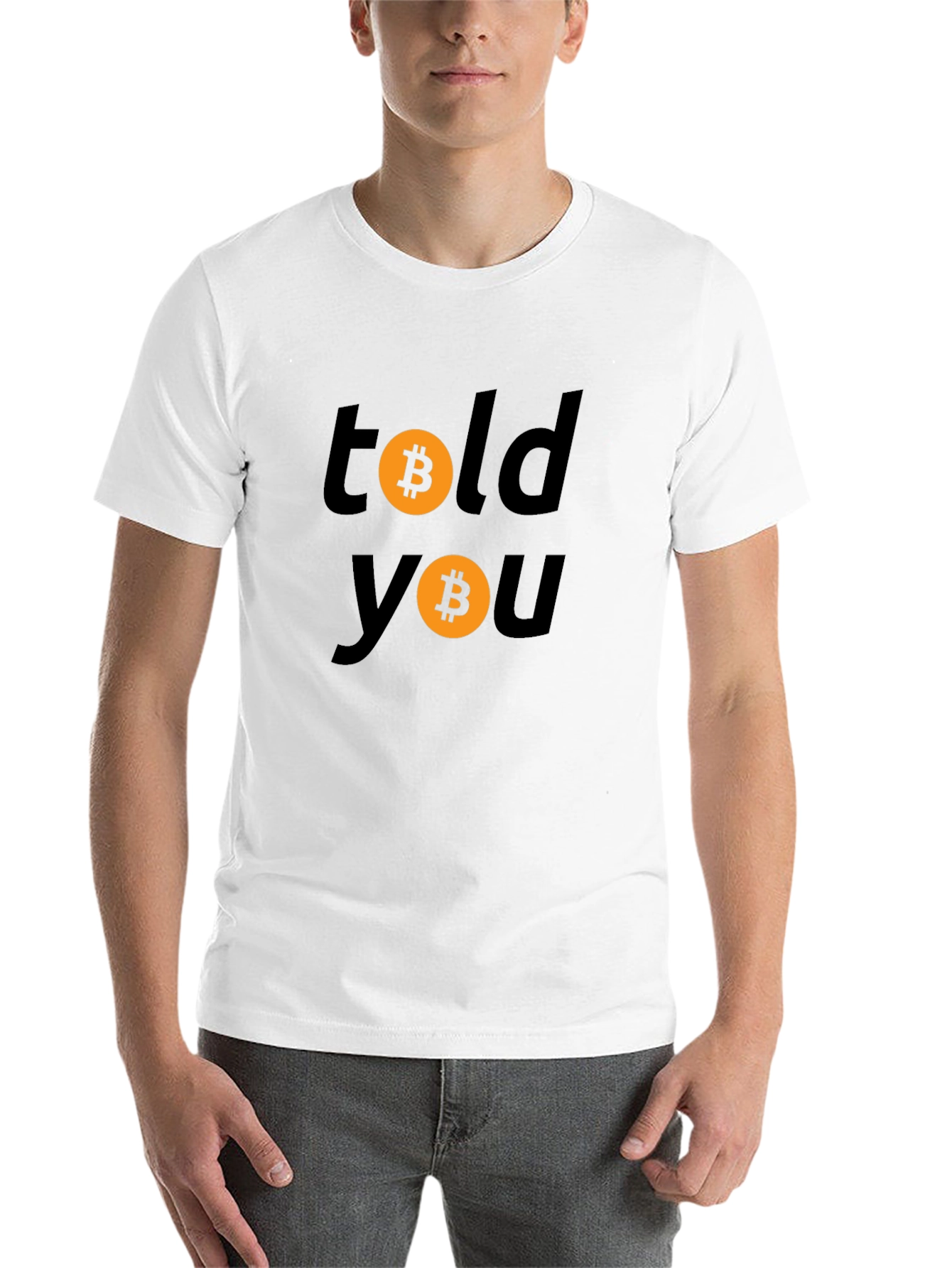 Black Told You Bitcoin T-Shirt - Crypto Design view 14
