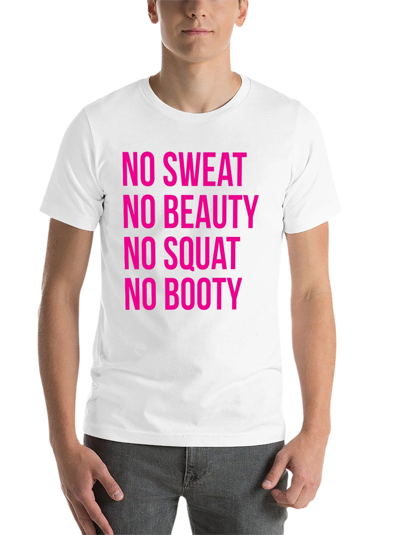 Black No Sweat, No Booty Graphic Tee view 14