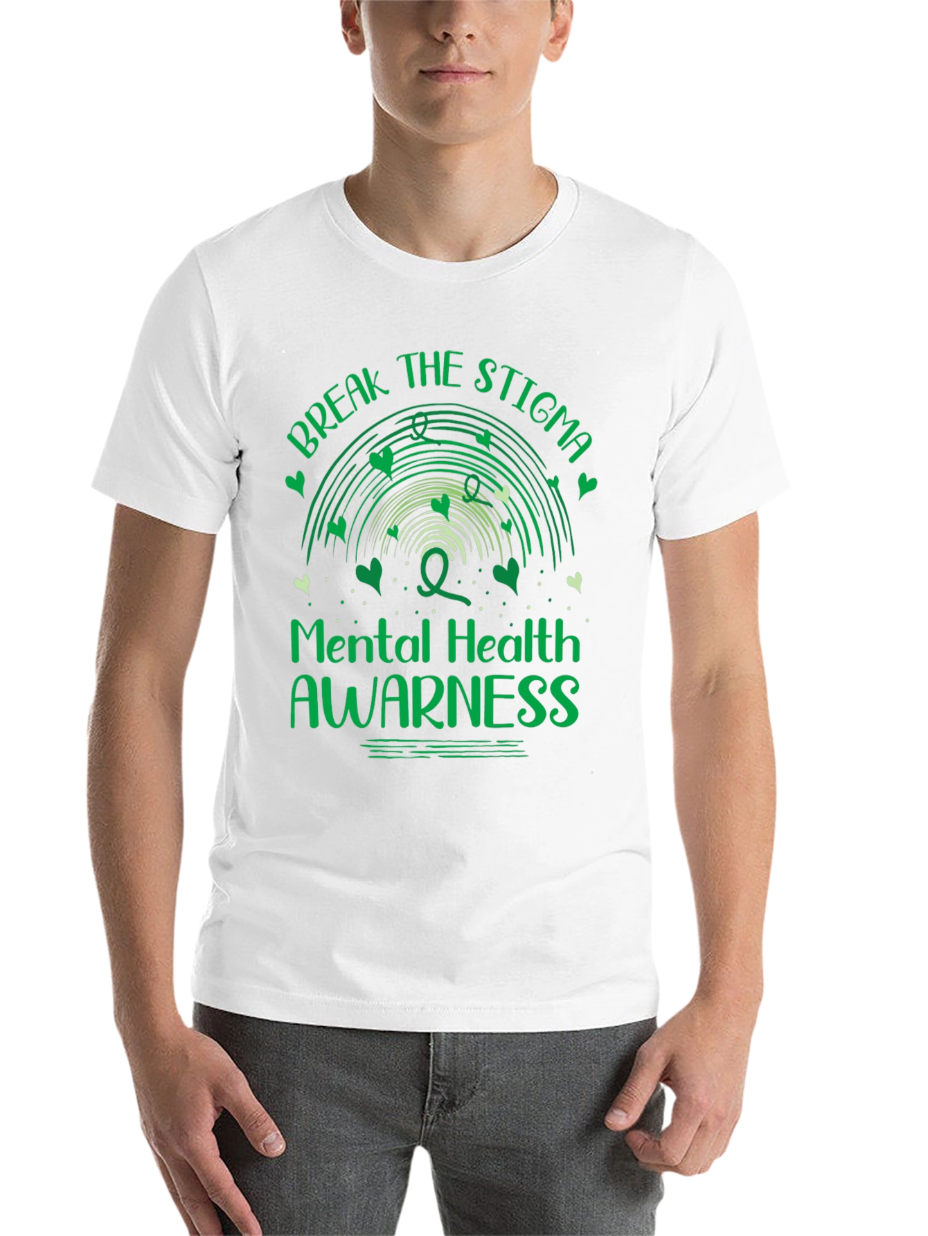 Black Mental Health Awareness T-Shirt - Break the Stigma view 14