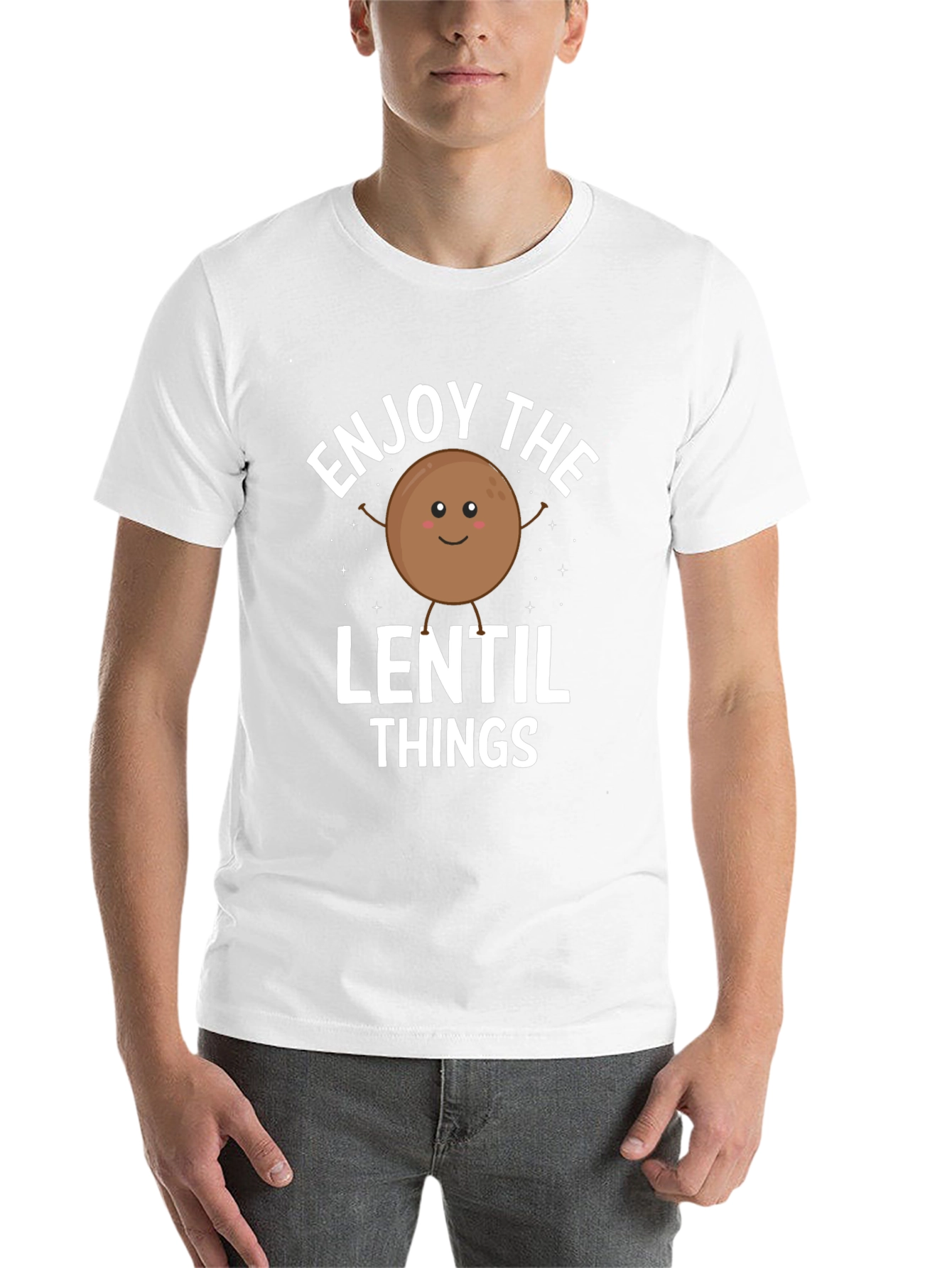 Black Enjoy the Lentil Things Black Graphic Tee view 14
