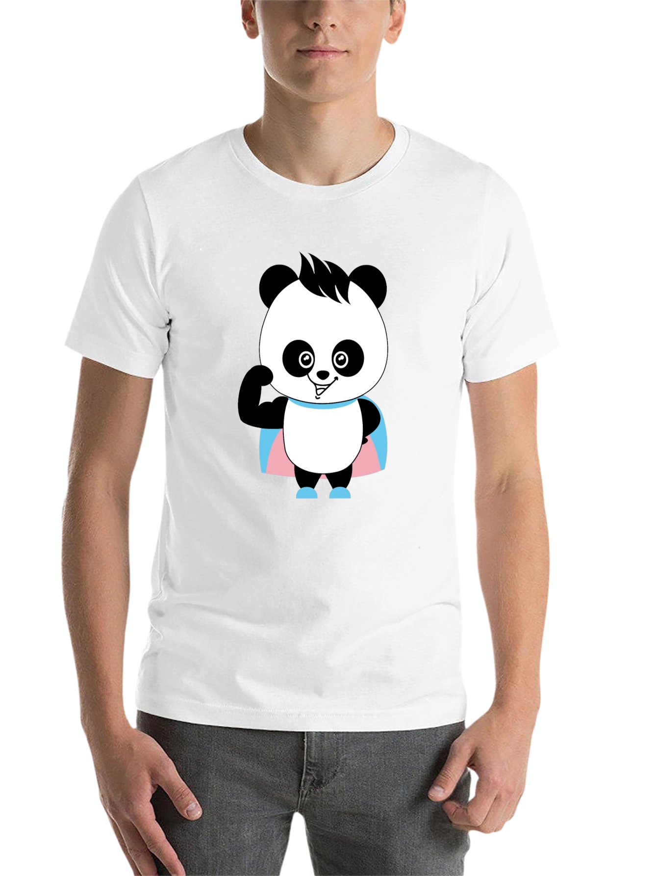 Black Panda Trans Pride T-Shirt - Super Cute! view 14