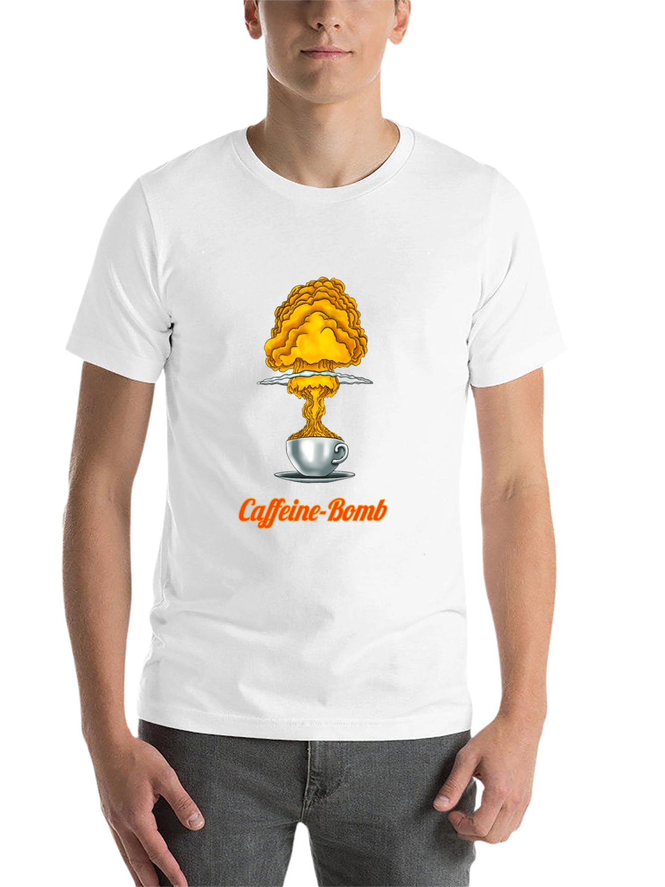 Black Caffeine Bomb T-Shirt - Explosive Energy view 14
