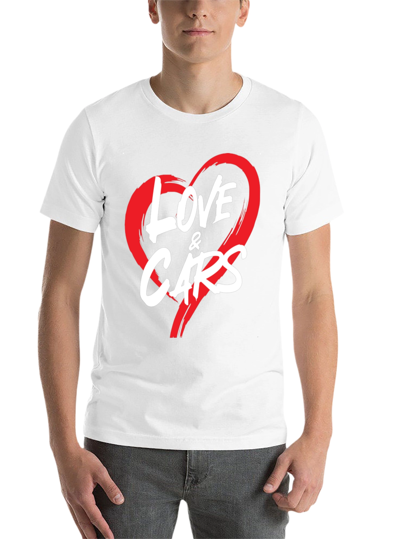 Black Love & Cars Graphic Tee - Black view 14