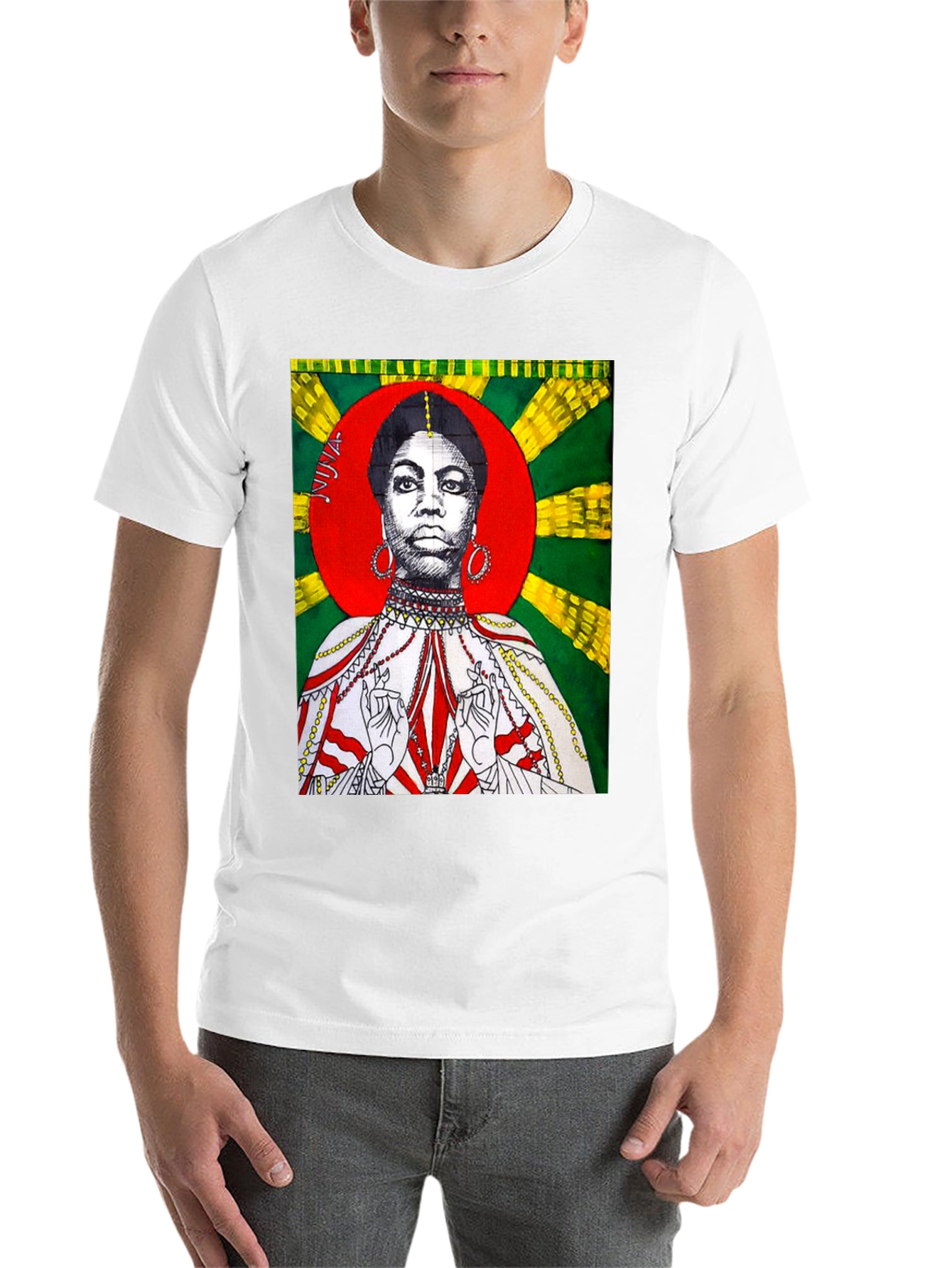 Black Nina Simone Graphic Print T-Shirt view 14