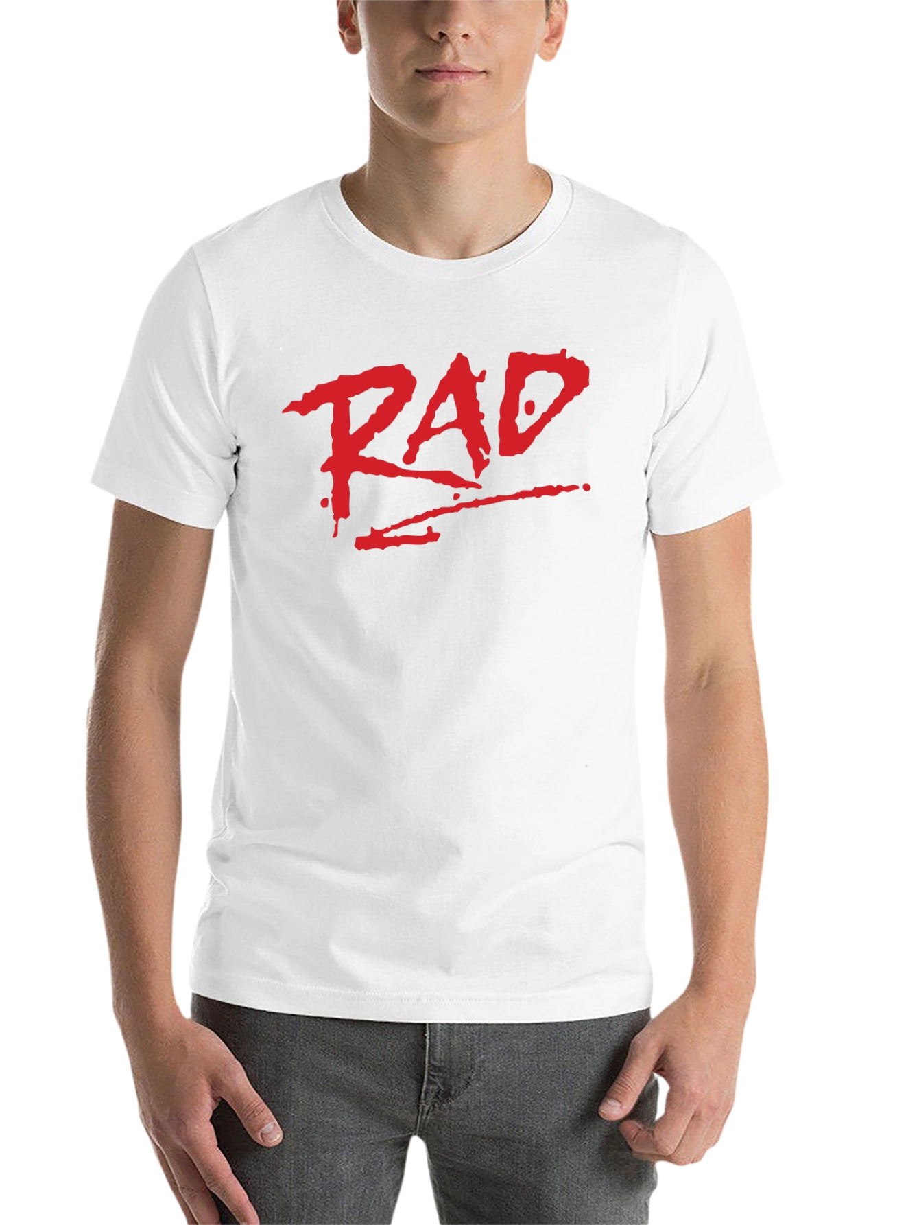 Black Rad Graphic Print T-Shirt view 14