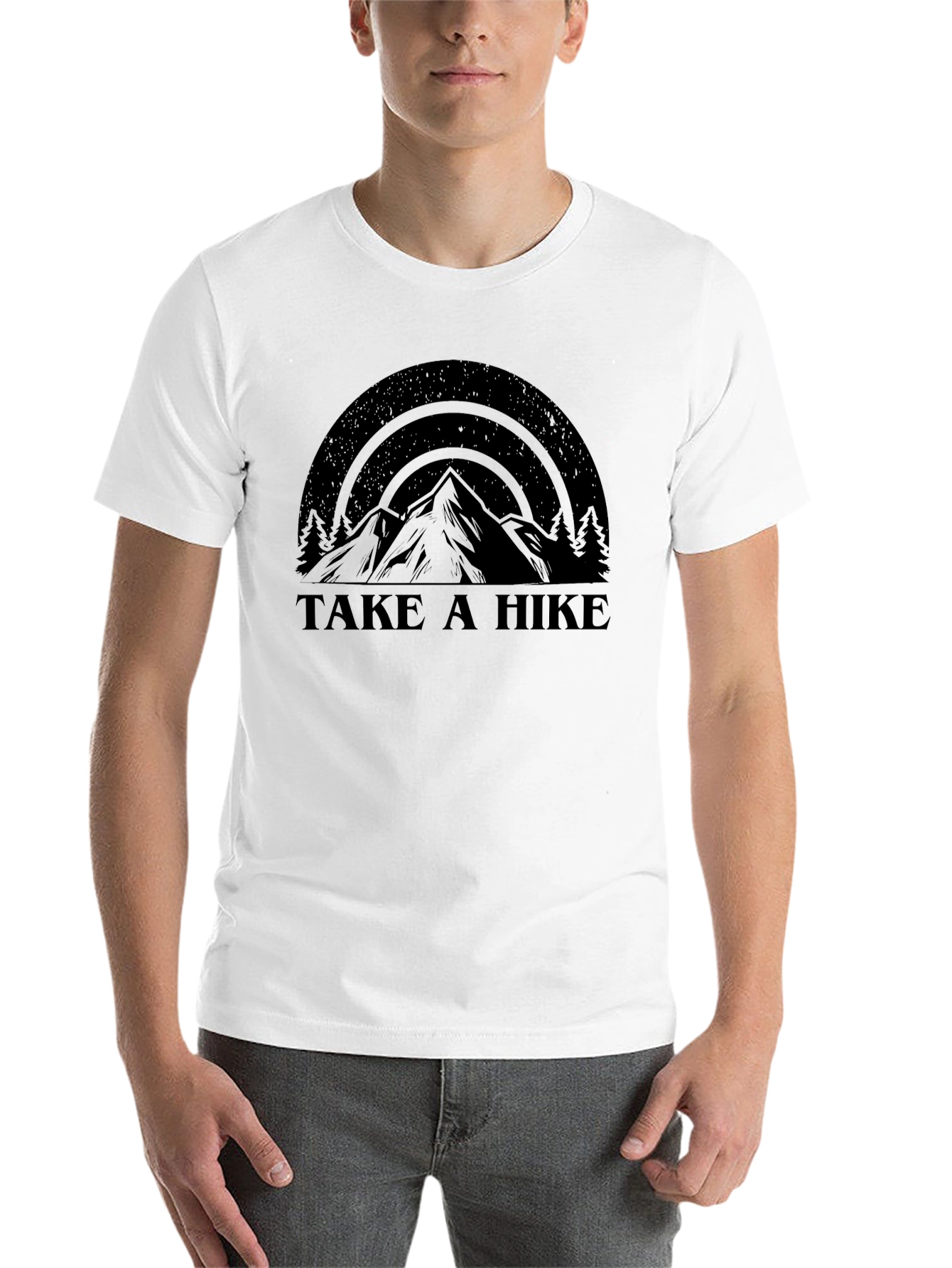 Black Take a Hike Graphic Tee - Adventure Awaits! view 14