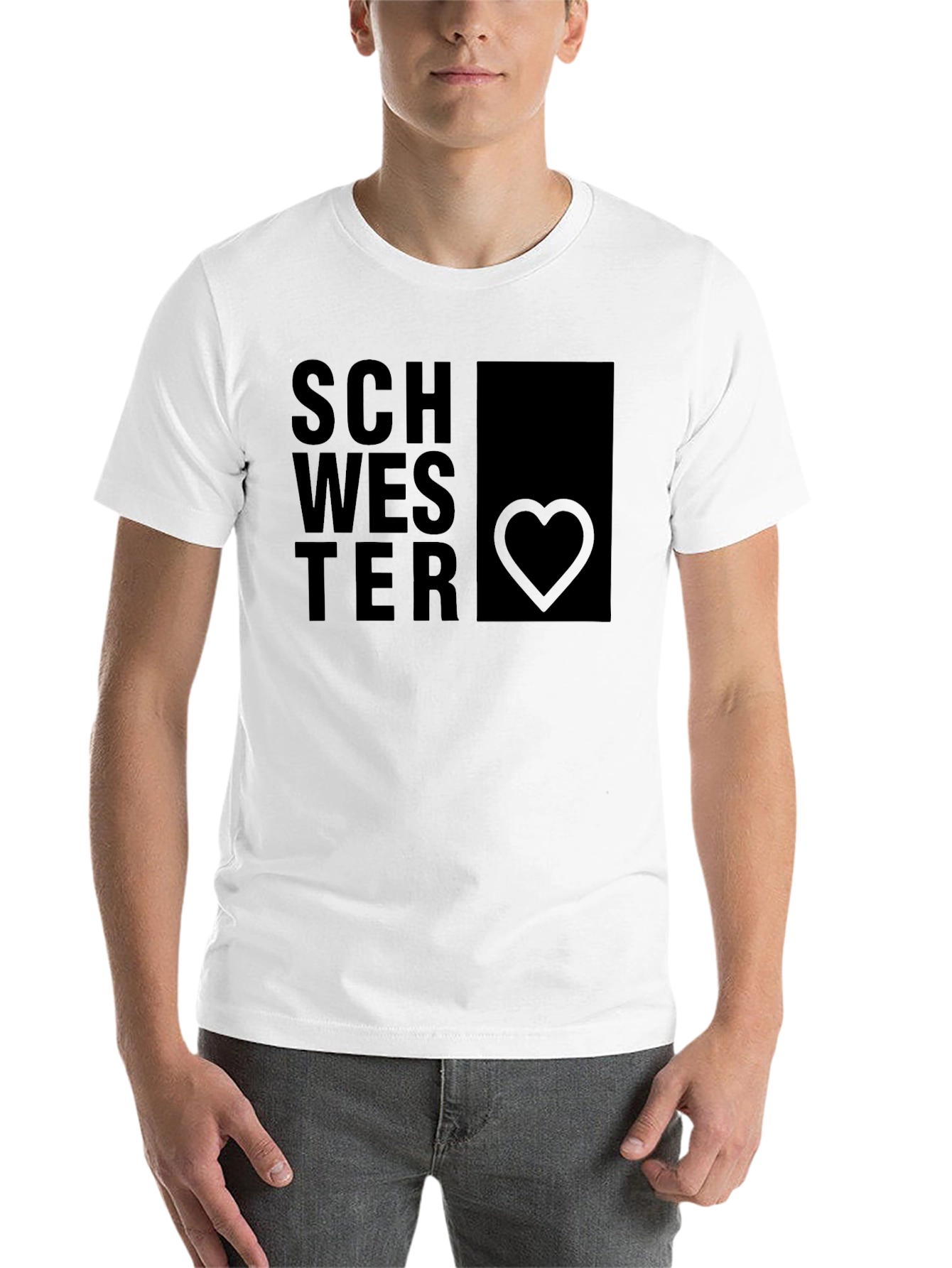 Schwesta Love T-Shirt - Cool Graphic Tee - 14