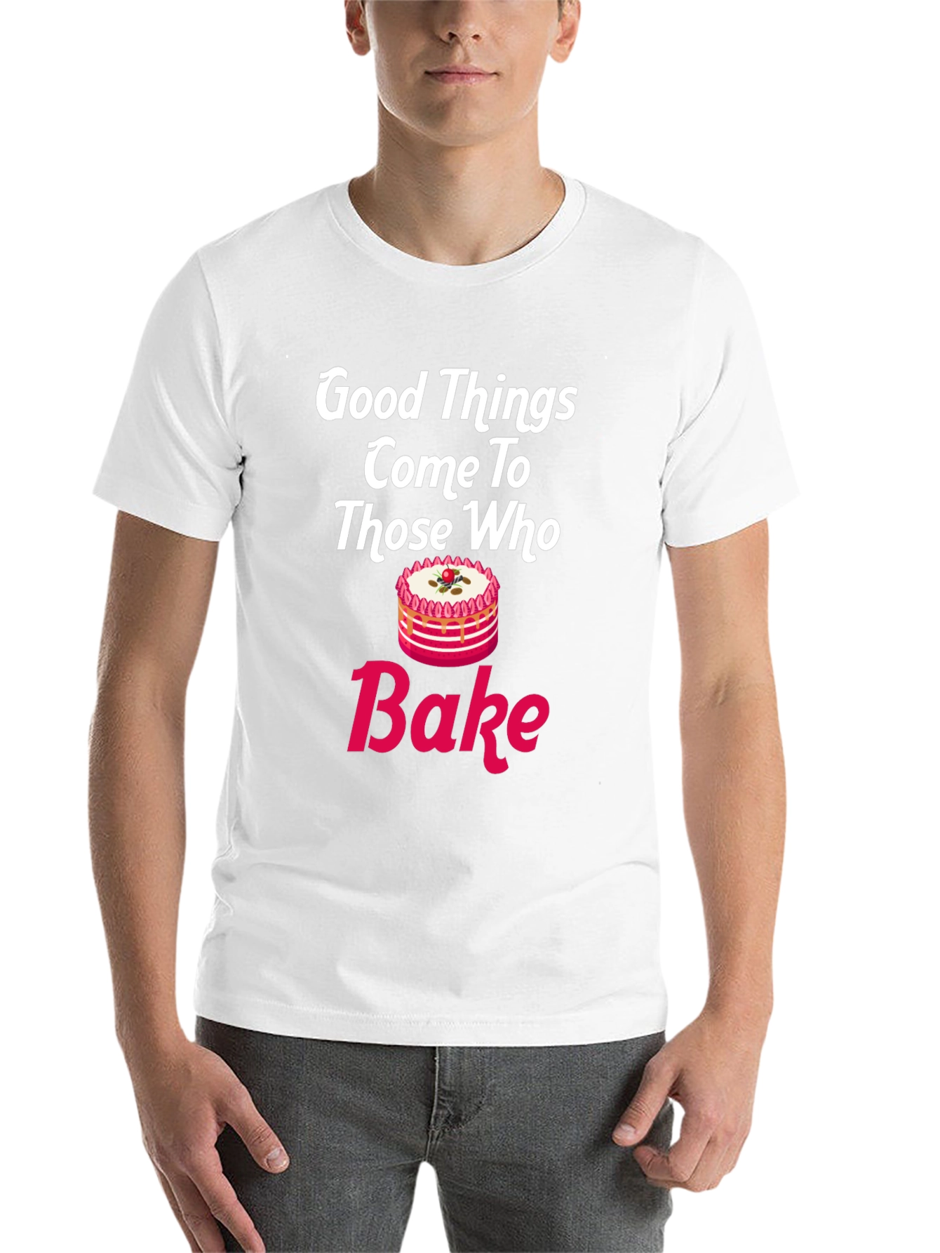 Black Good Things Come To Those Who Bake T-Shirt view 14
