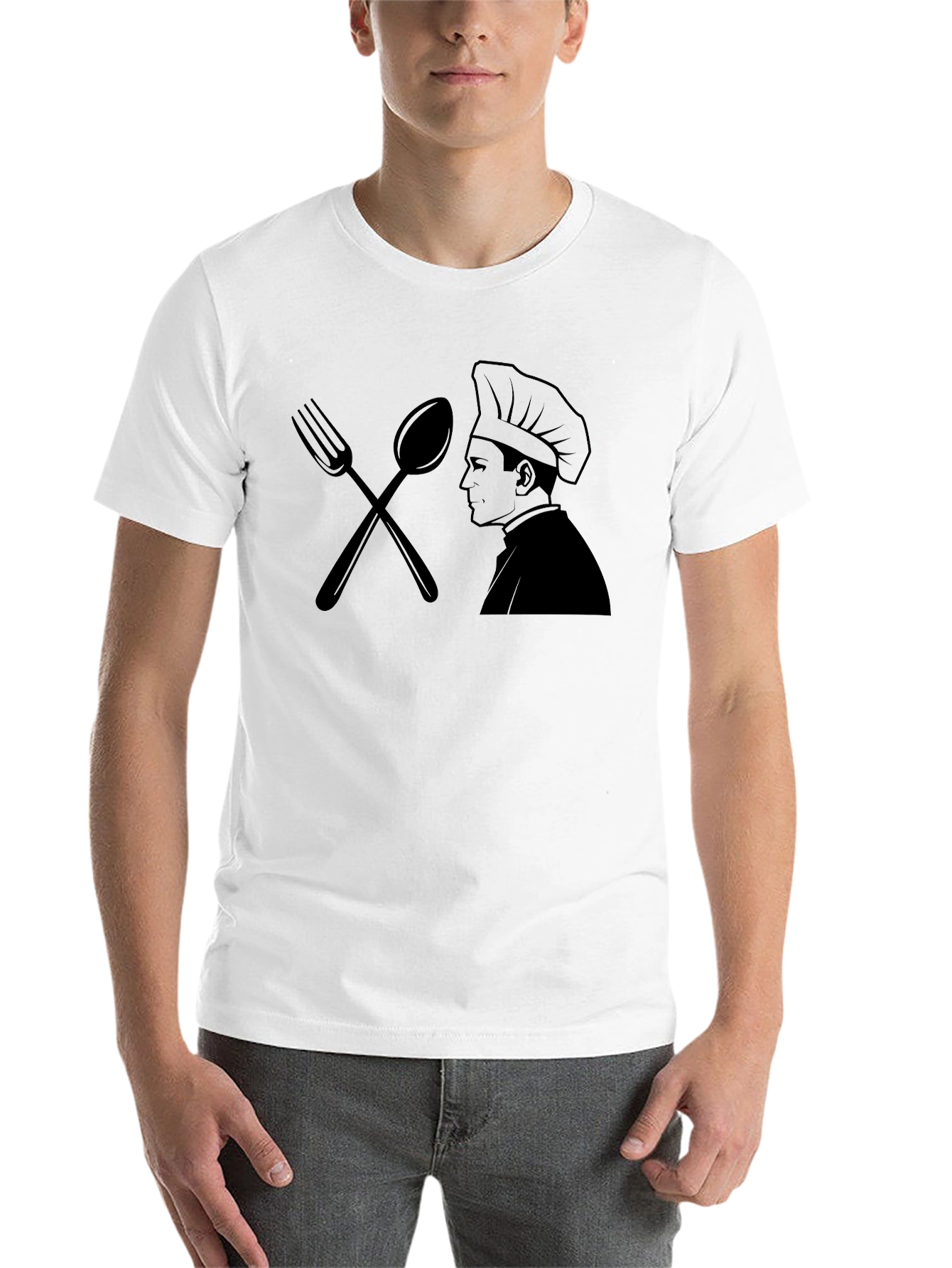 Black Chef Graphic T-Shirt - Culinary Design view 14