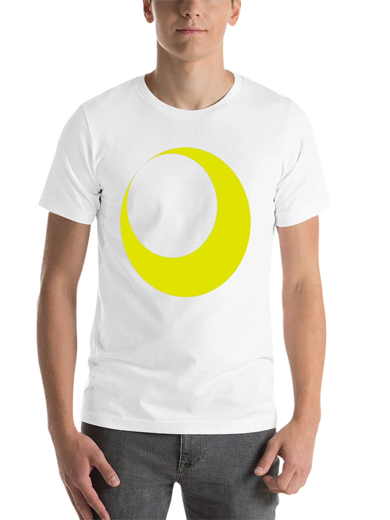 Black Crescent Moon Graphic Tee - Stylish Black T-Shirt view 14