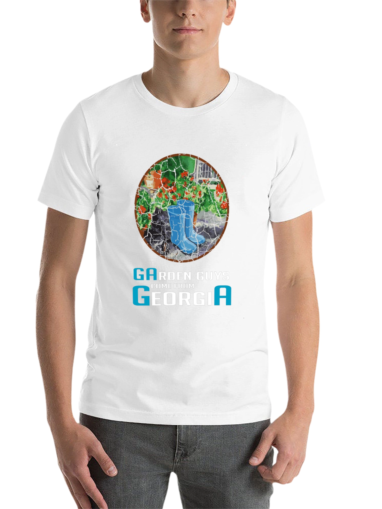 Black Garden Guys Georgia T-Shirt view 14