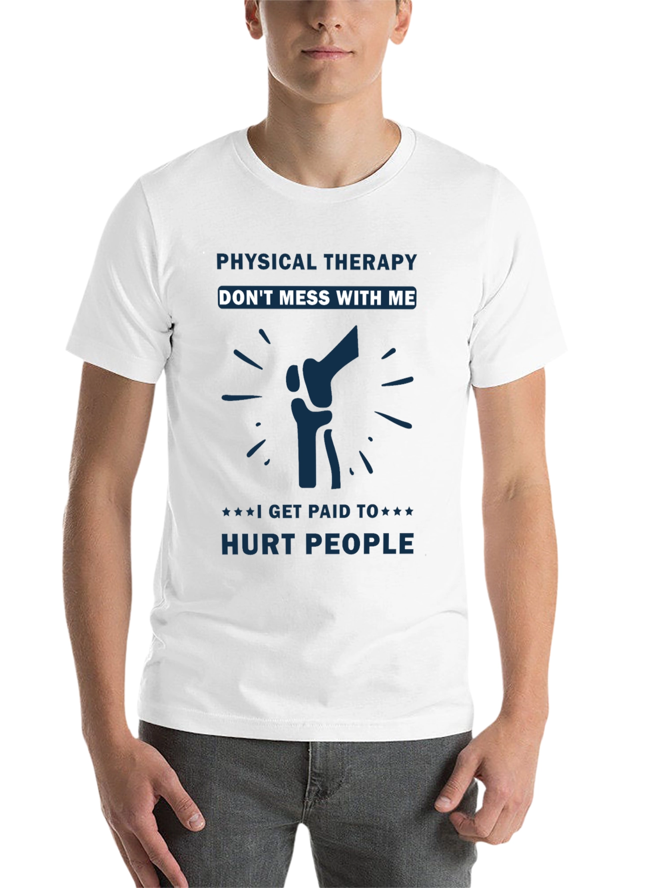 Black Physical Therapy - Don't Mess With Me T-Shirt view 14