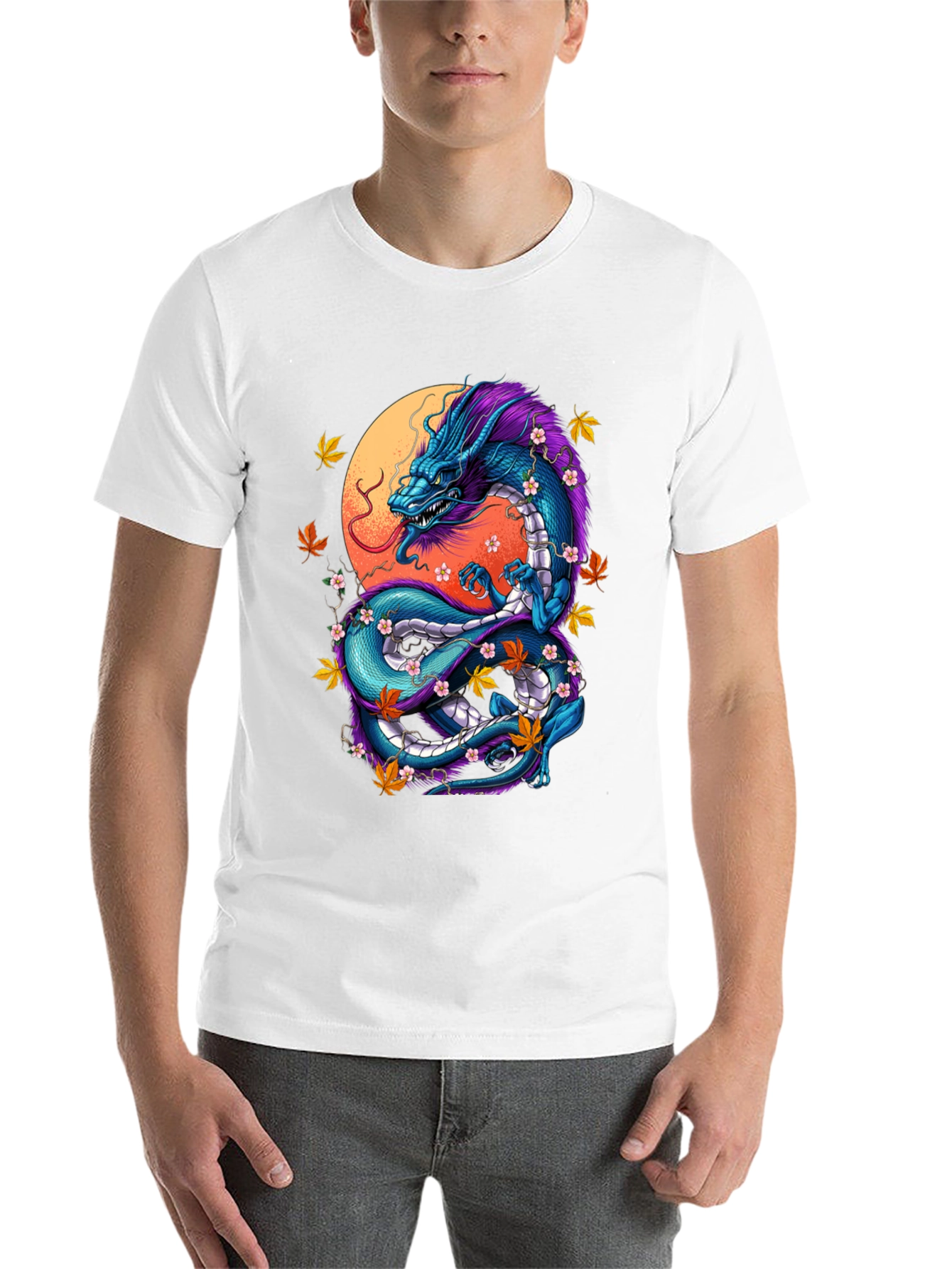 Black Dragon Graphic Tee - Mystical Design view 14