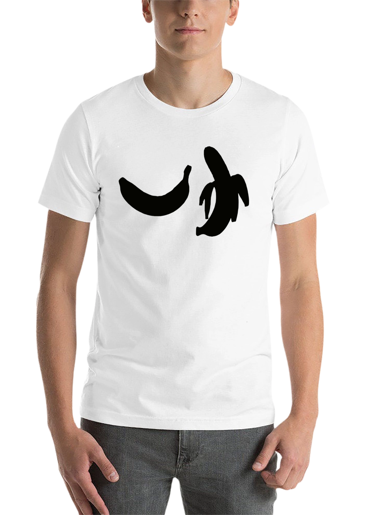 Black Banana Graphic Black T-Shirt view 14