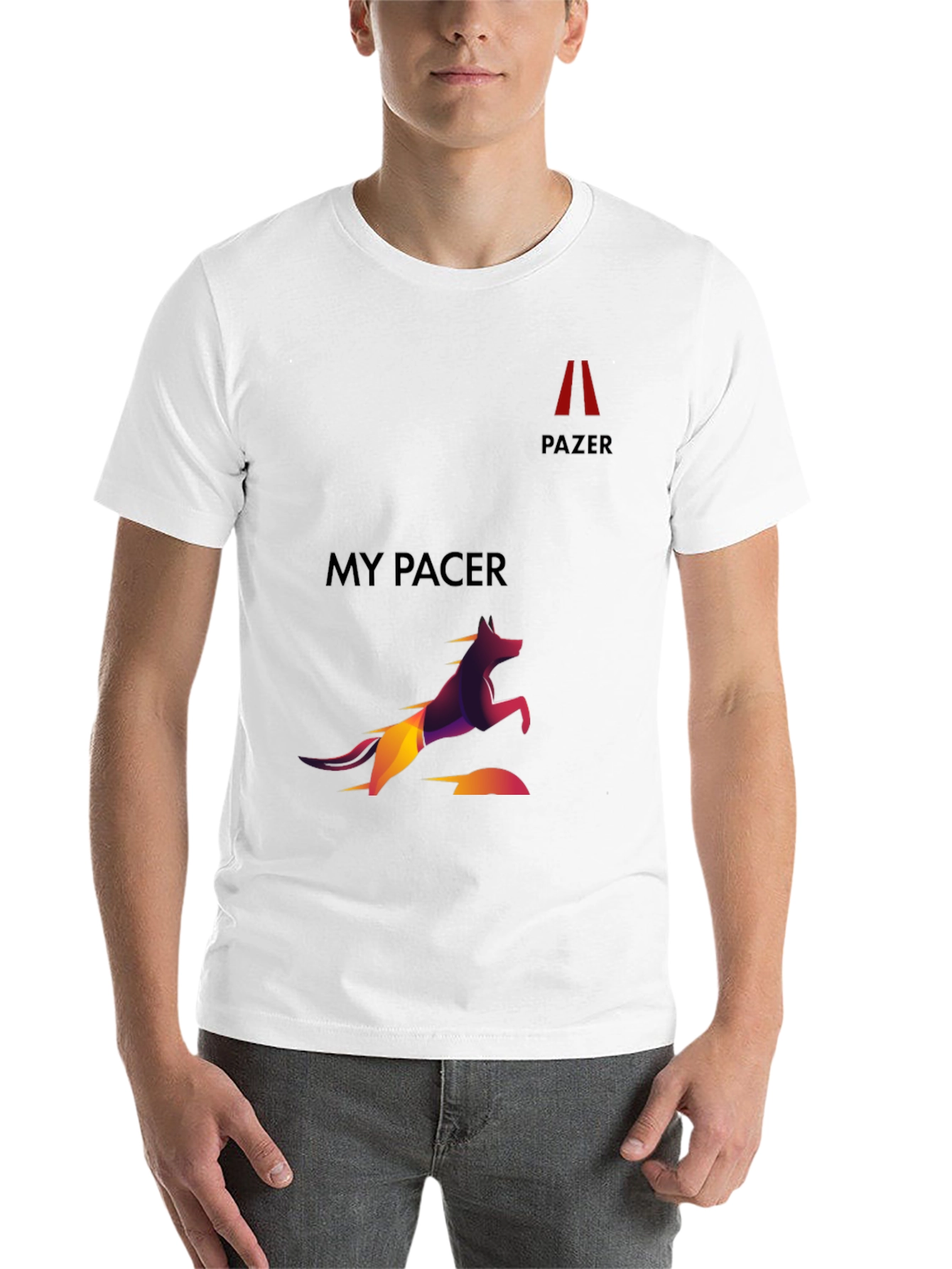 Black My Pacer Graphic Tee - Black Cotton Blend view 14
