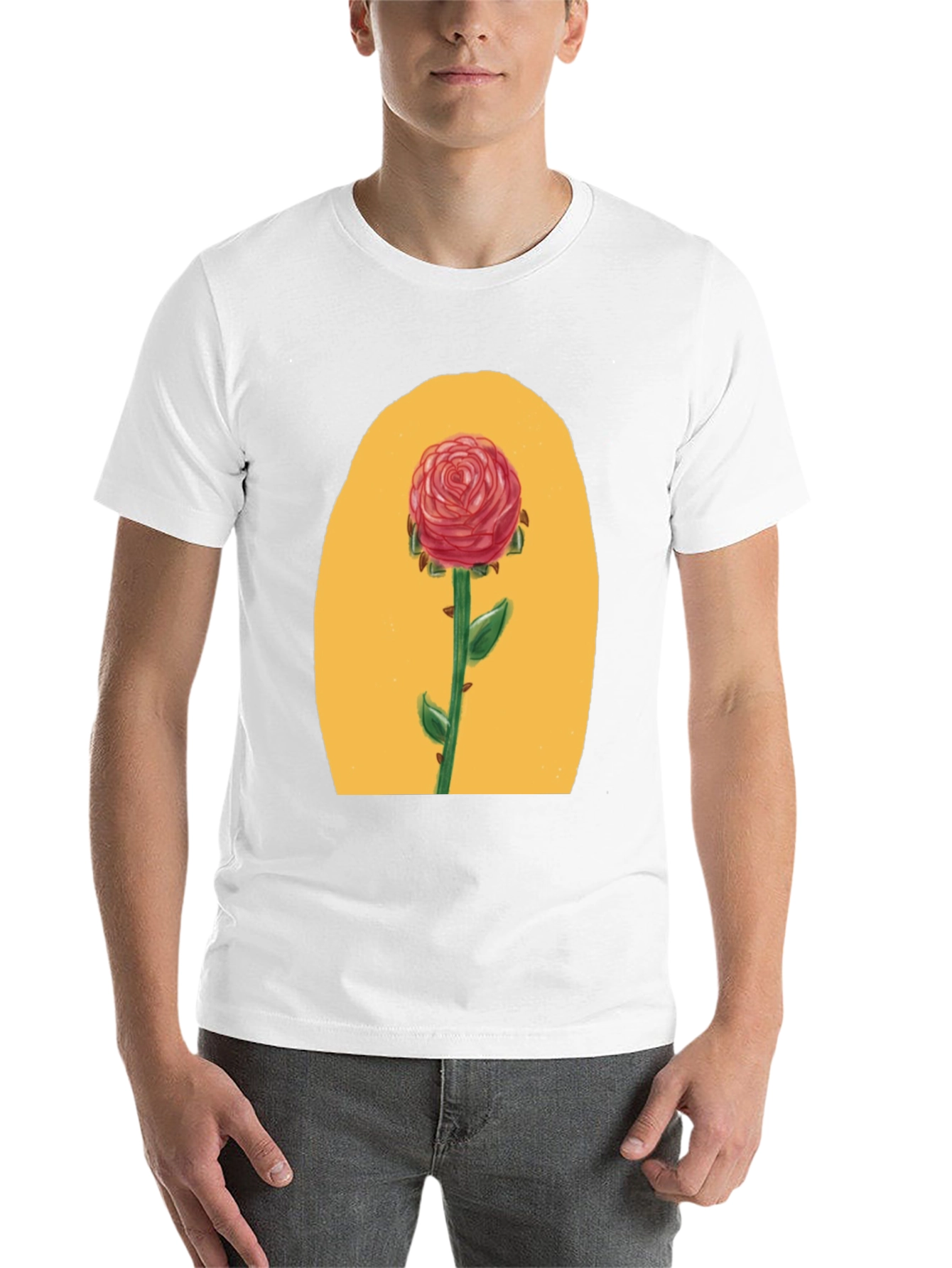 Black Rose Graphic Tee - Beauty & Beast Inspired view 14