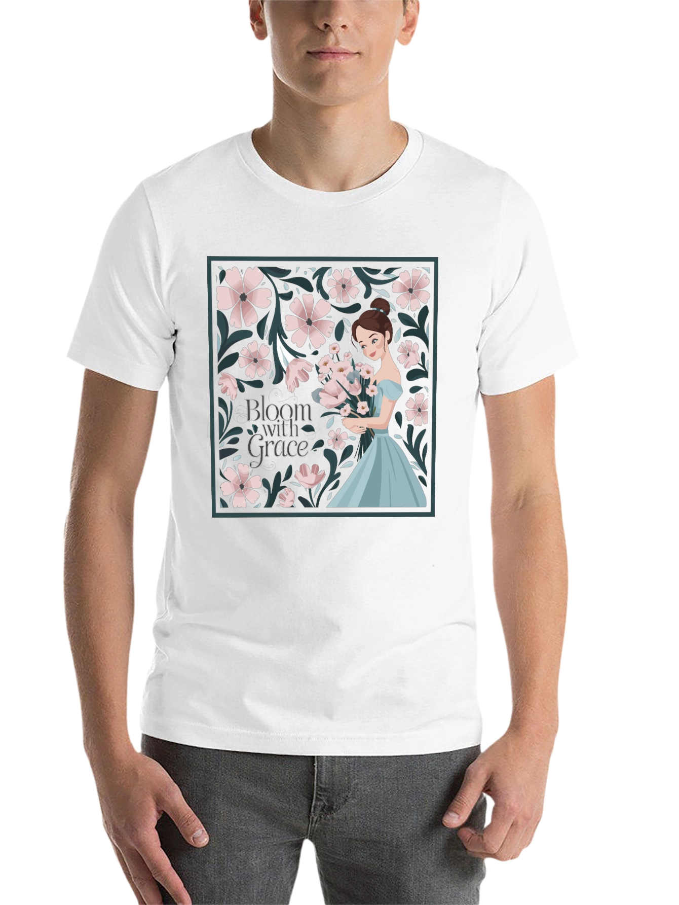 Black Bloom with Grace T-Shirt view 14