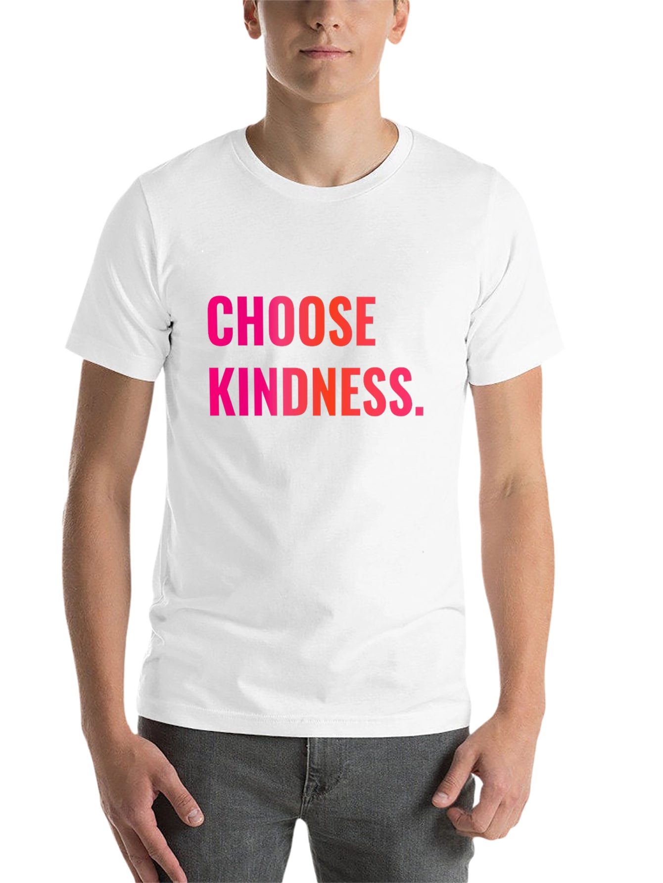 Black Choose Kindness Black Graphic T-Shirt view 14