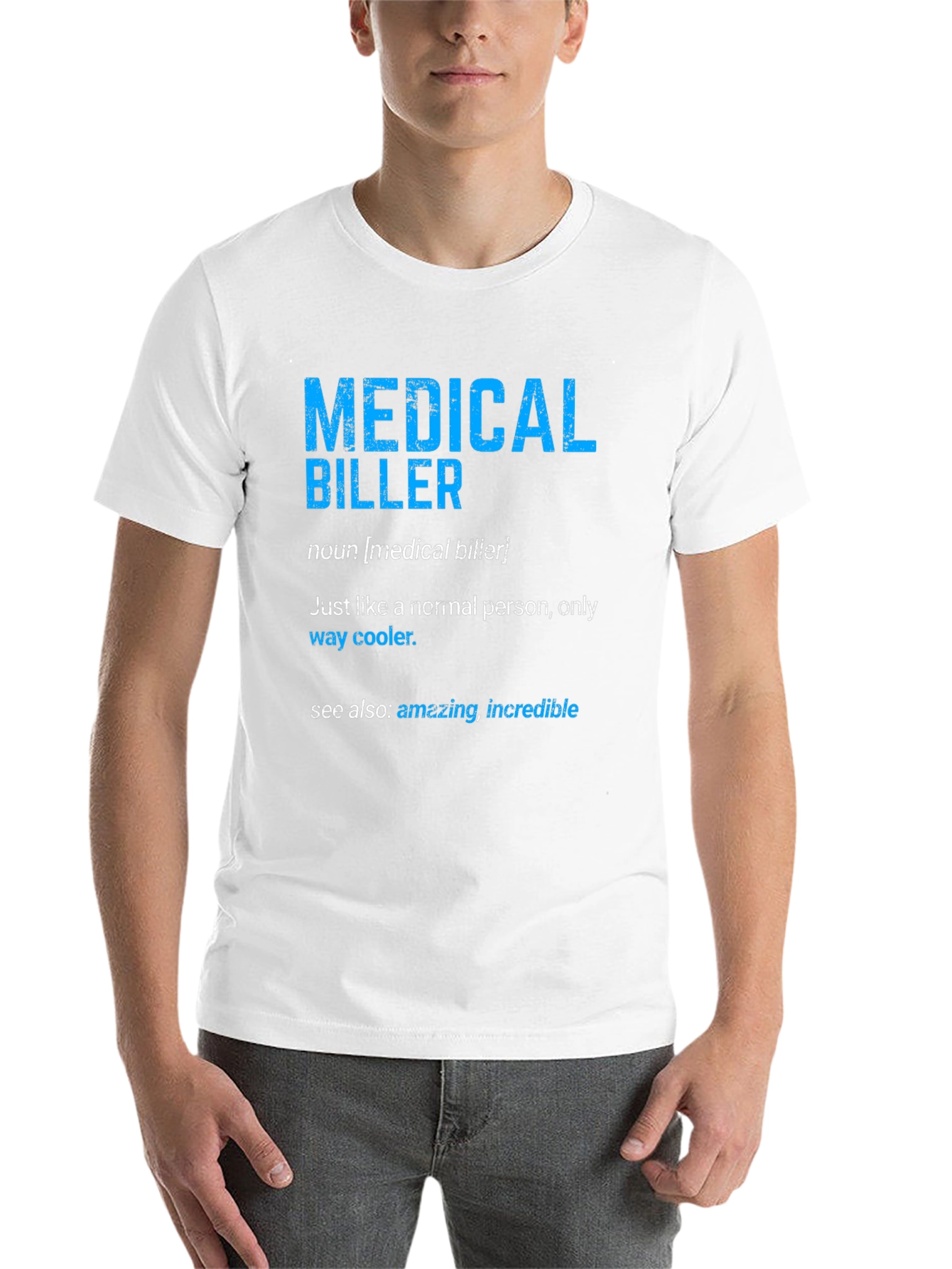 Black Medical Biller Definition T-Shirt view 14