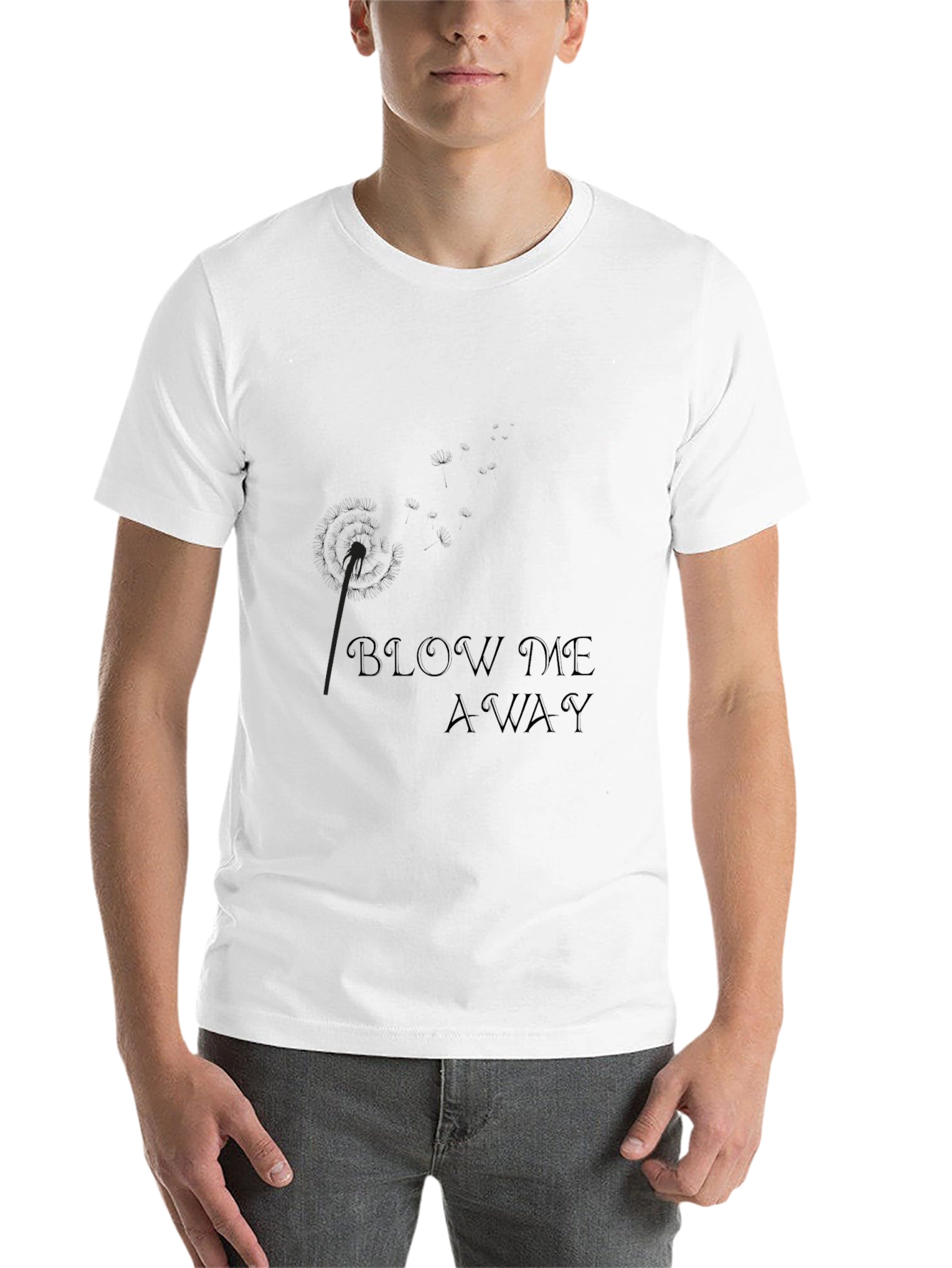 Black Blow Me Away Black Graphic Tee view 14