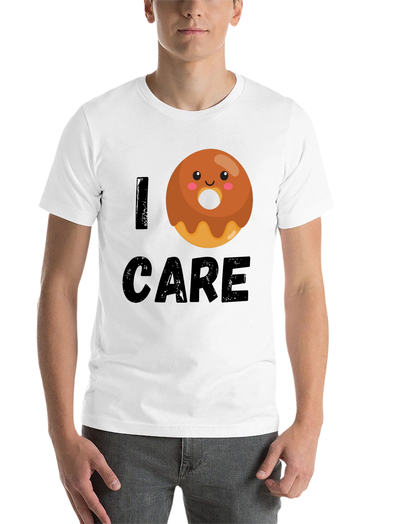 Black I Donut Care Graphic Tee view 14