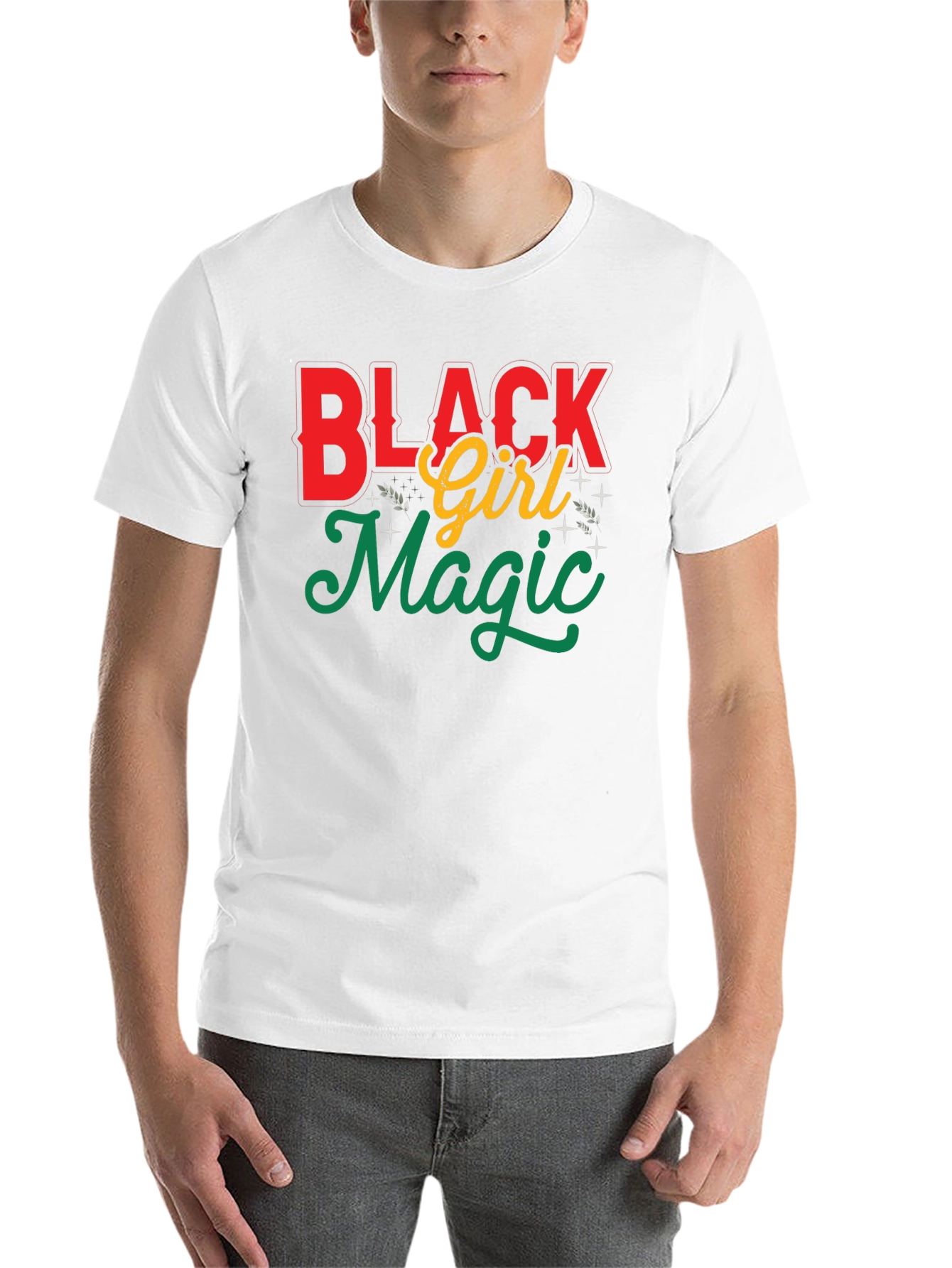 Black Black Girl Magic Graphic T-Shirt view 14