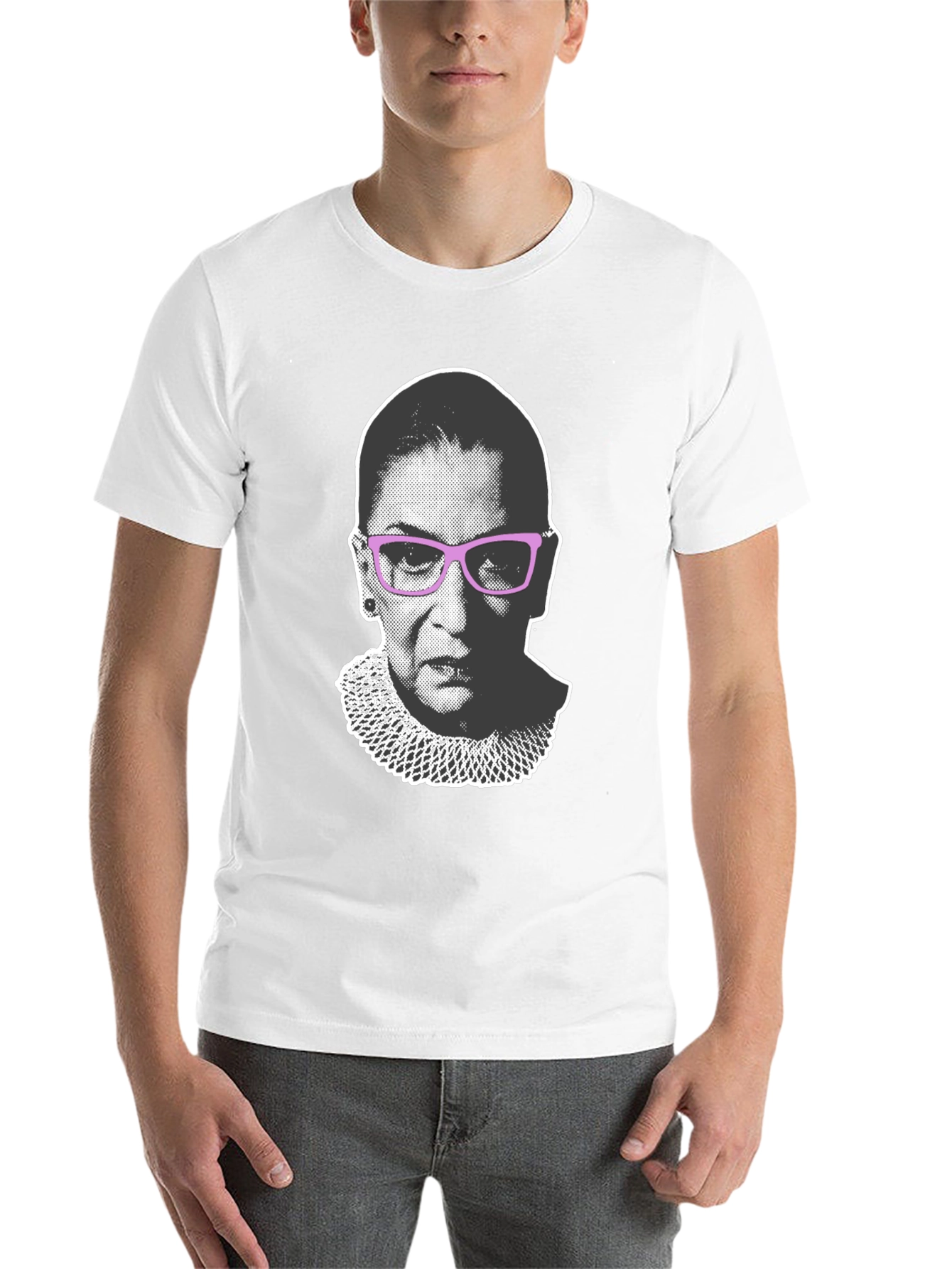 RBG Graphic Tee - Black Unisex T-Shirt - 14
