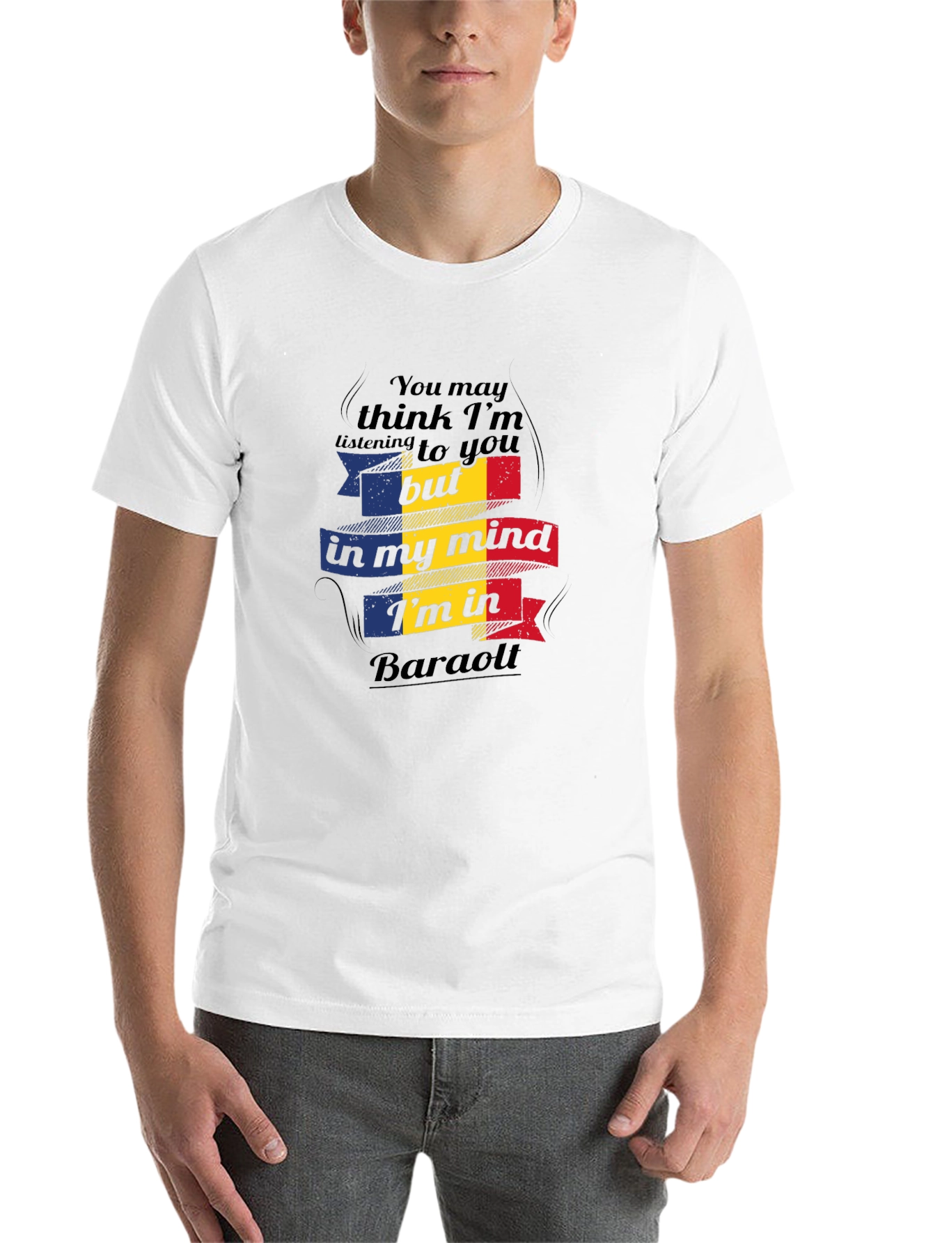 Black Baraolt Mind T-Shirt - Romania Flag Tee view 14