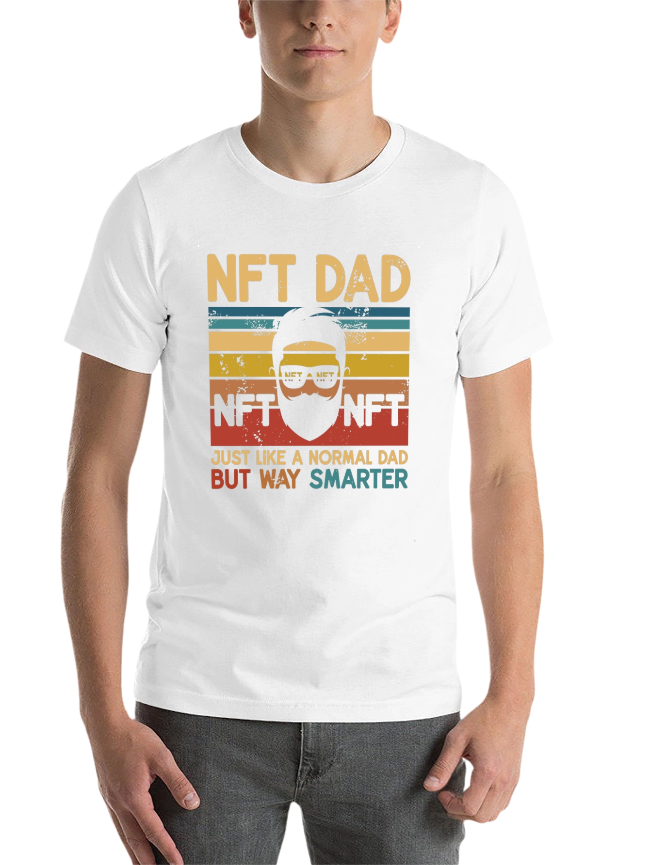 Black NFT Dad Graphic T-Shirt view 14
