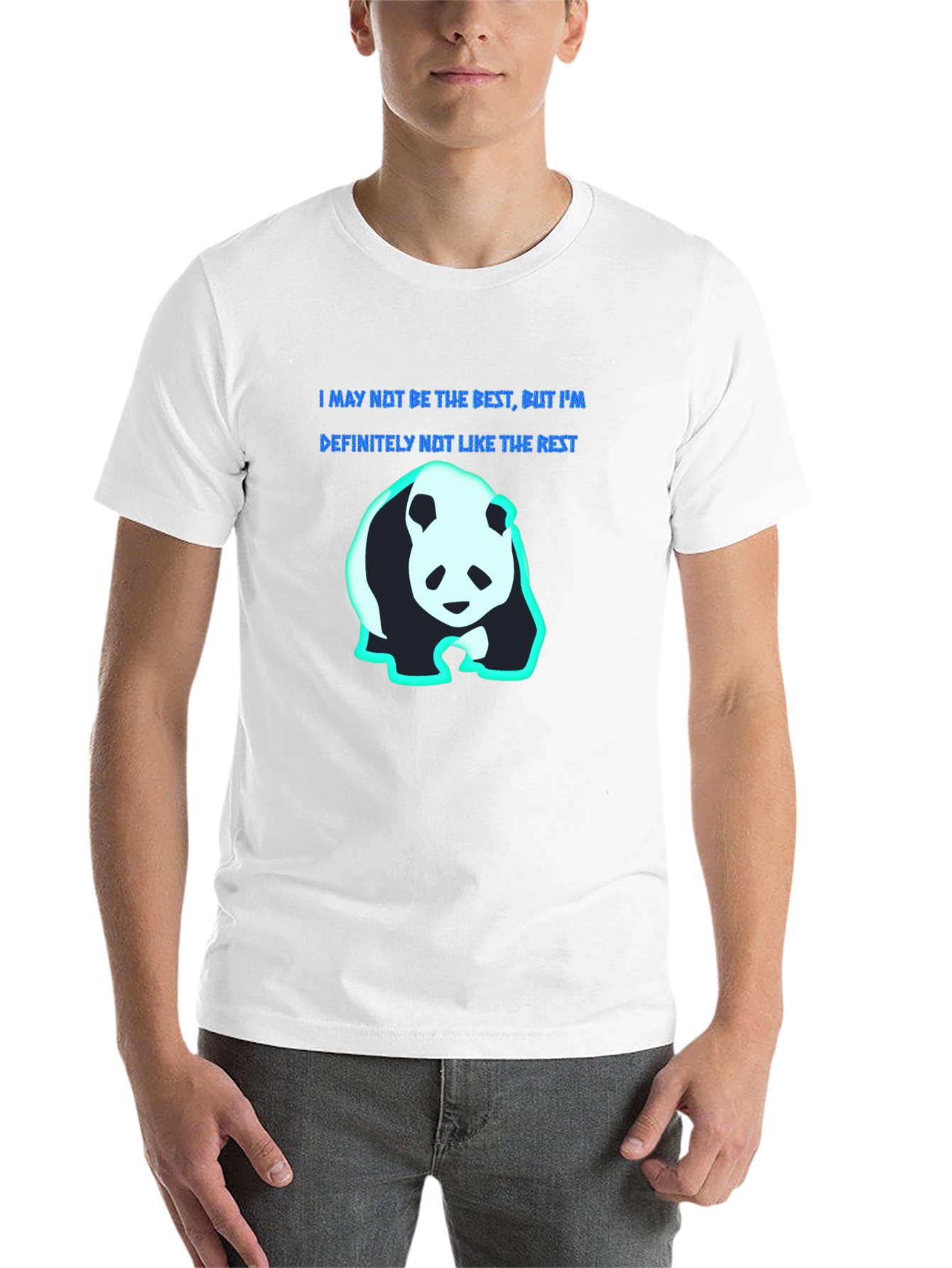 Black Panda Graphic T-Shirt - I'm Not Like The Rest view 14