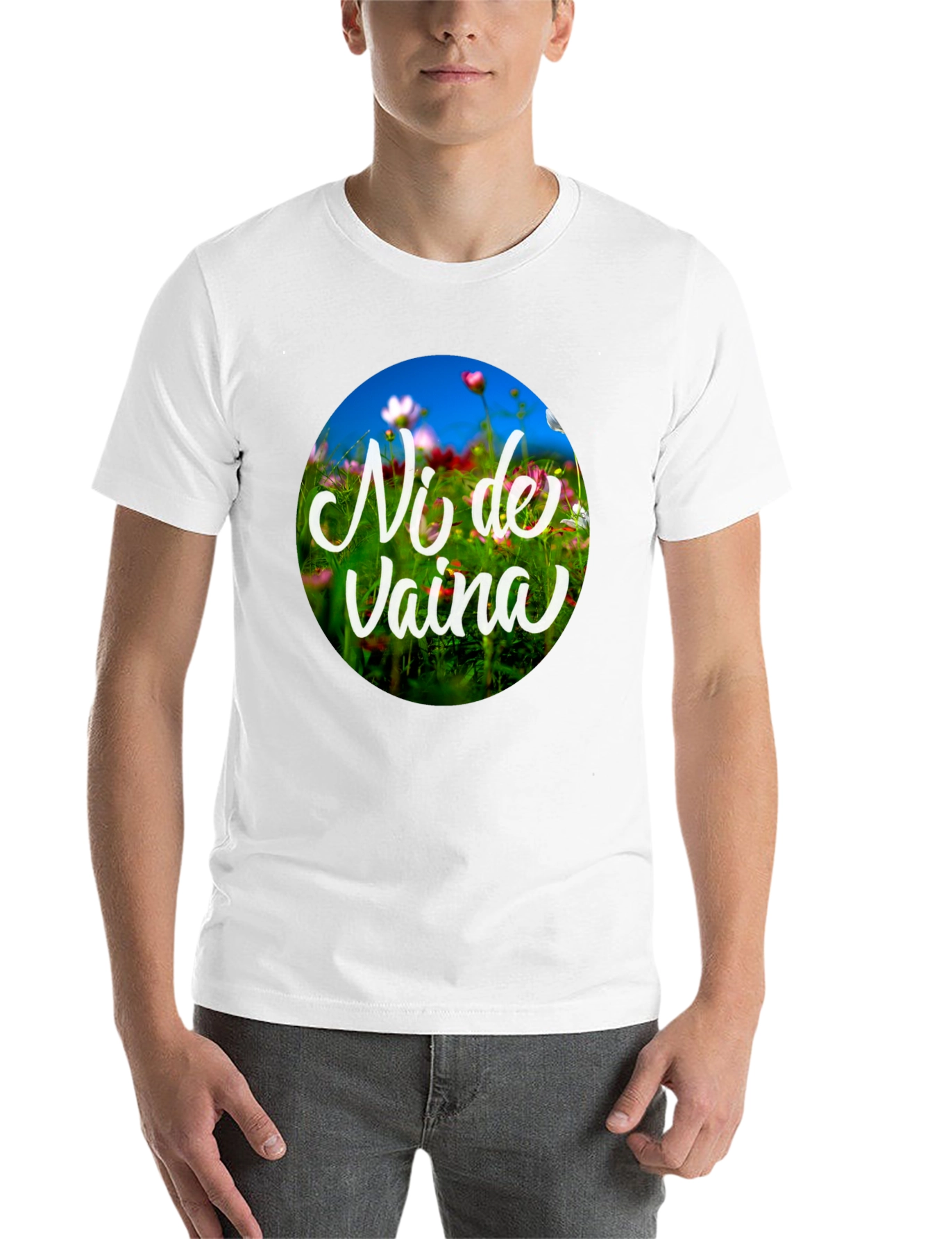 Black Ni de Vaina Graphic Print Black T-Shirt view 14