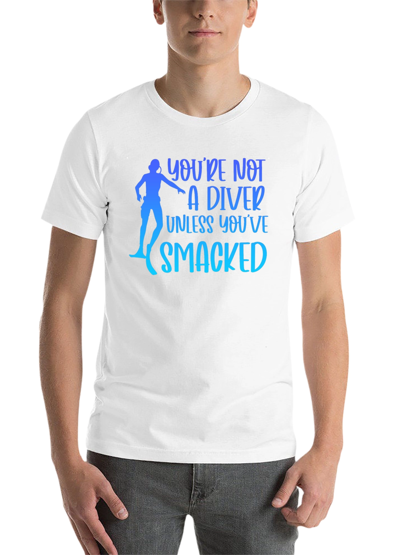 Black Diver Humor T-Shirt - You're Not A Diver Unless... view 14