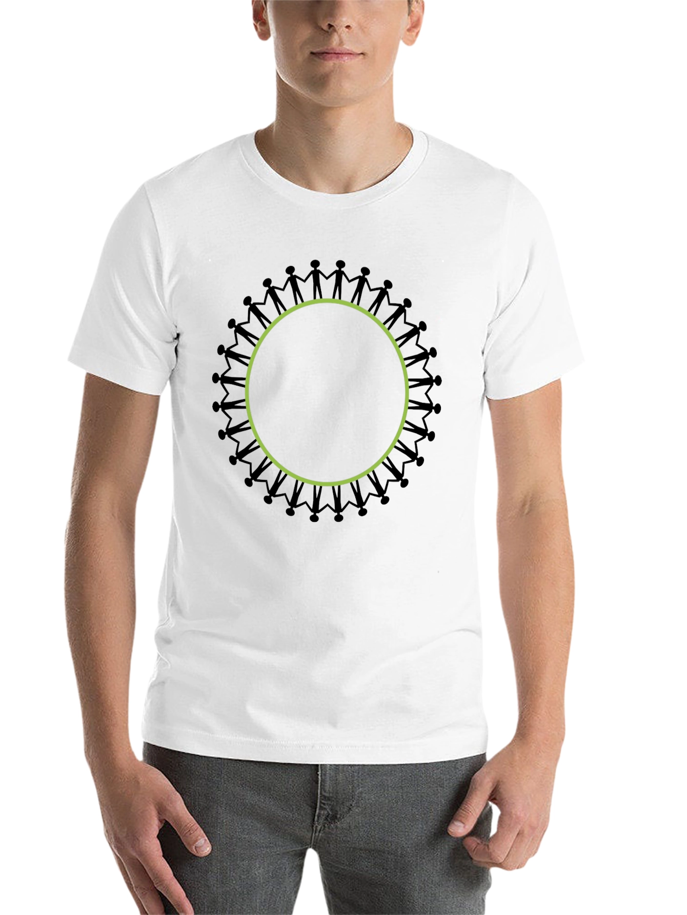 Black Unity Circle Graphic T-Shirt view 14