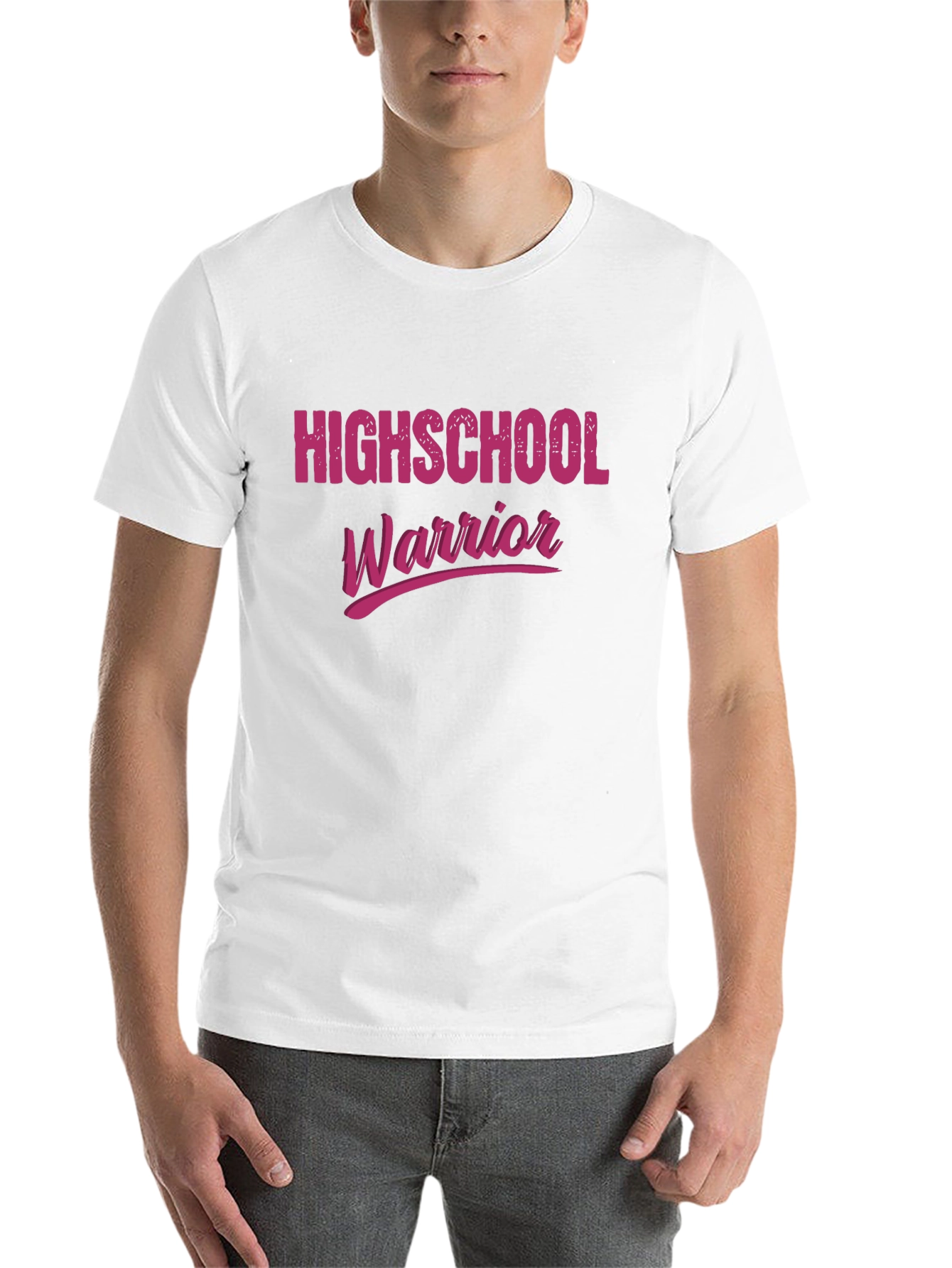 Black Highschool Warrior T-Shirt - Black view 14