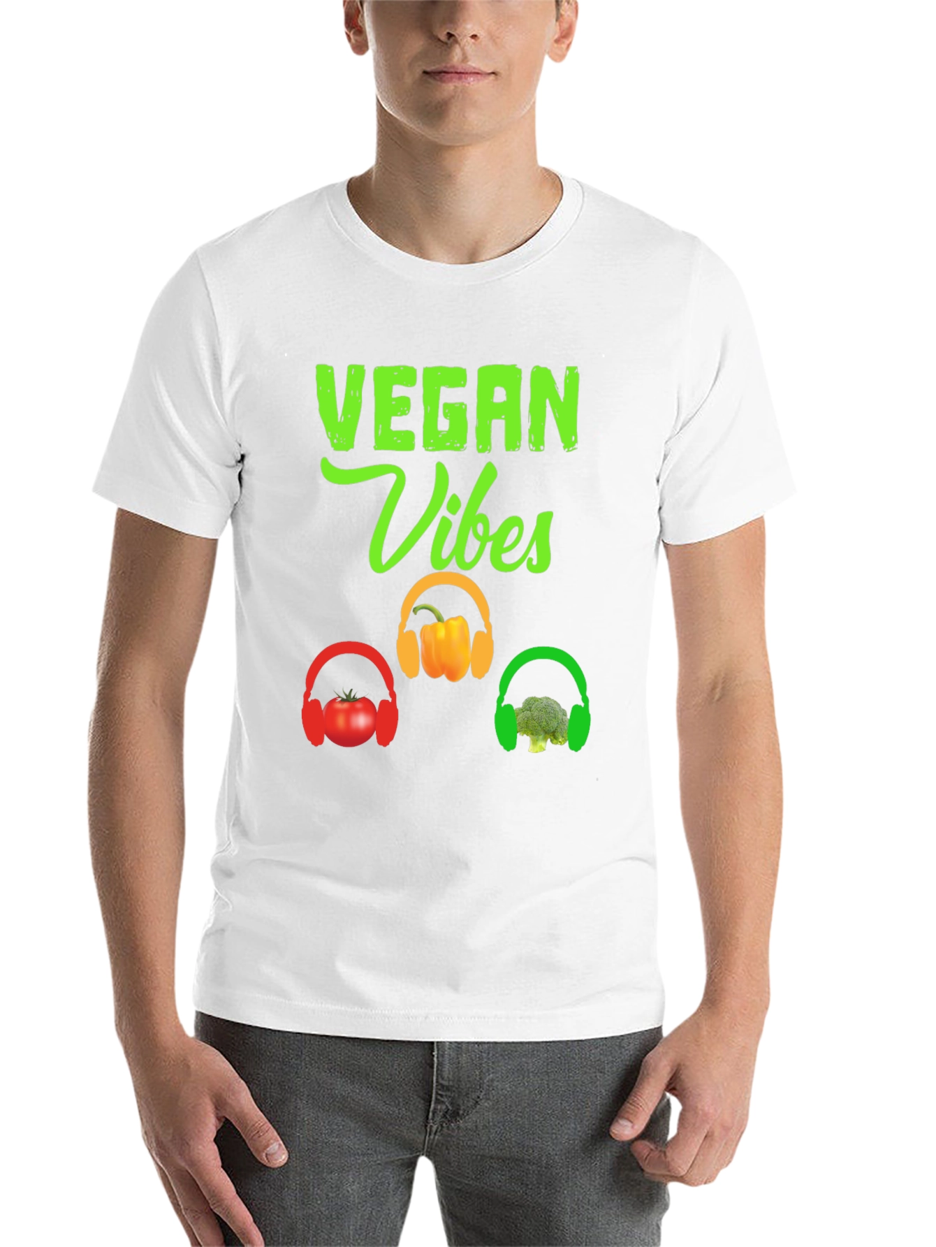 Vegan Vibes Graphic Tee - 14