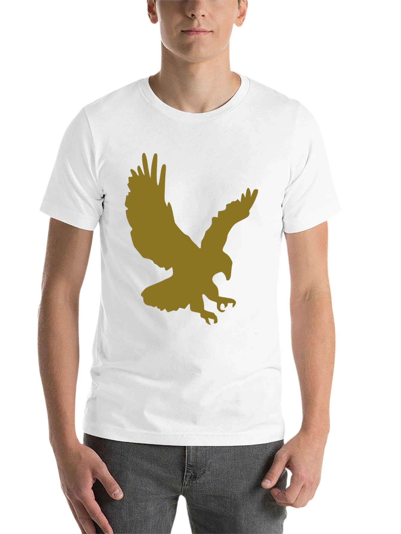 Black Eagle Graphic Black T-Shirt view 14