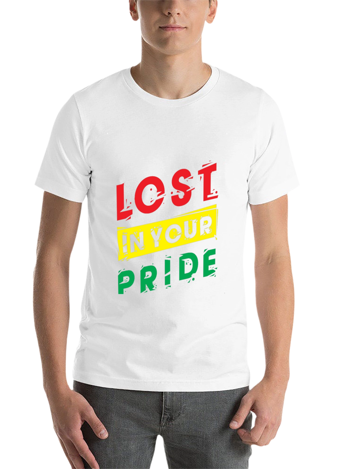 Black Lost In Your Pride Graphic T-Shirt - Black view 14