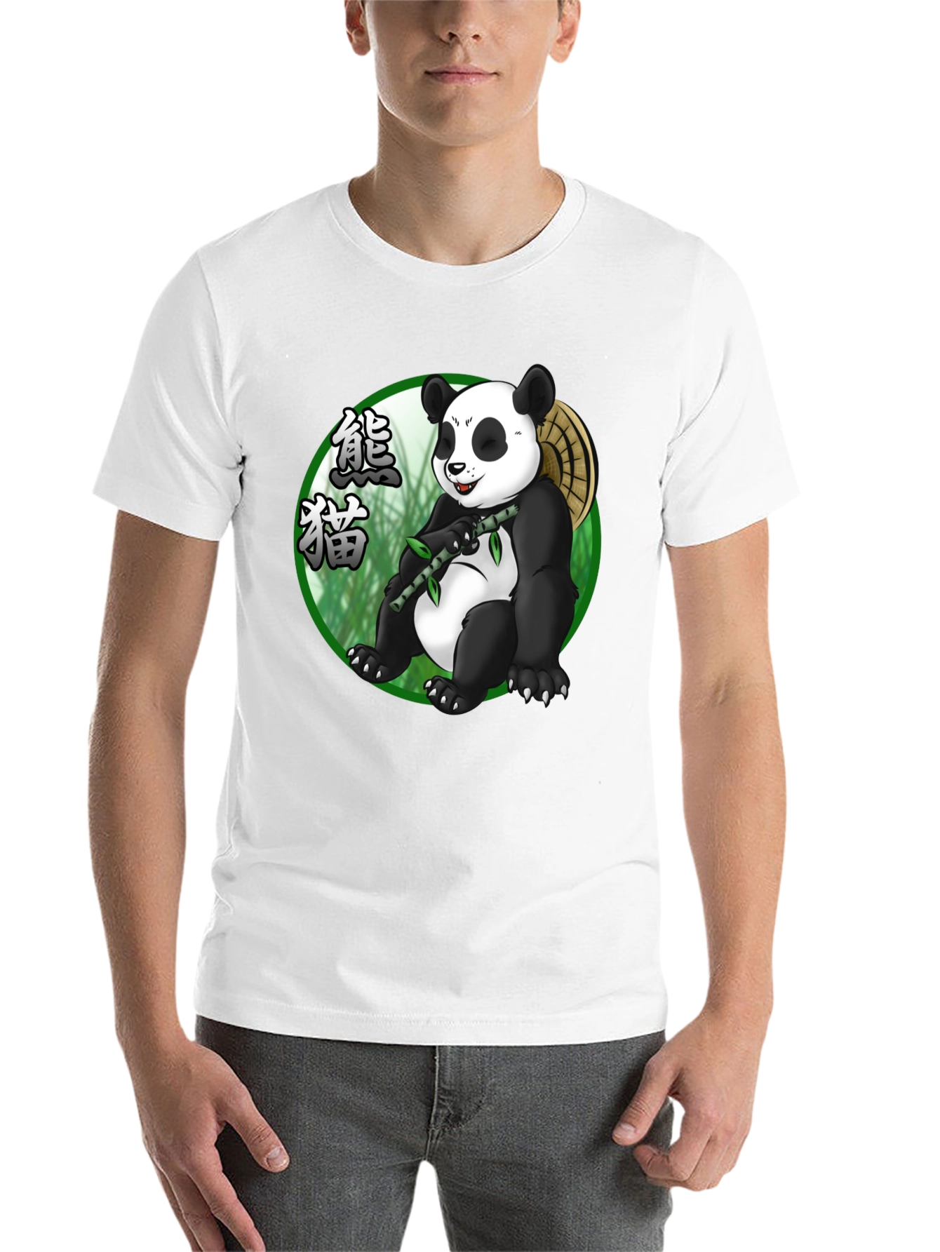 Black Panda Graphic Black T-Shirt - Unique Panda Bear Design view 14