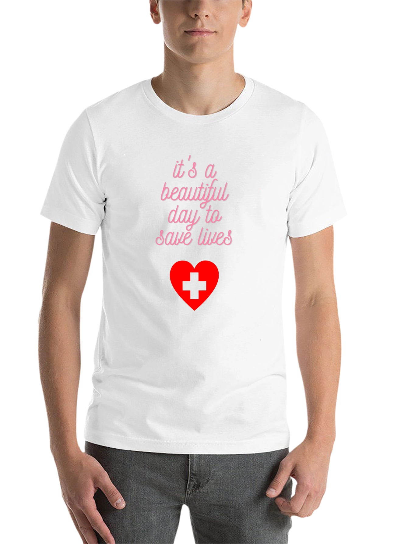 Black Beautiful Day to Save Lives T-Shirt - Medical Hero view 14