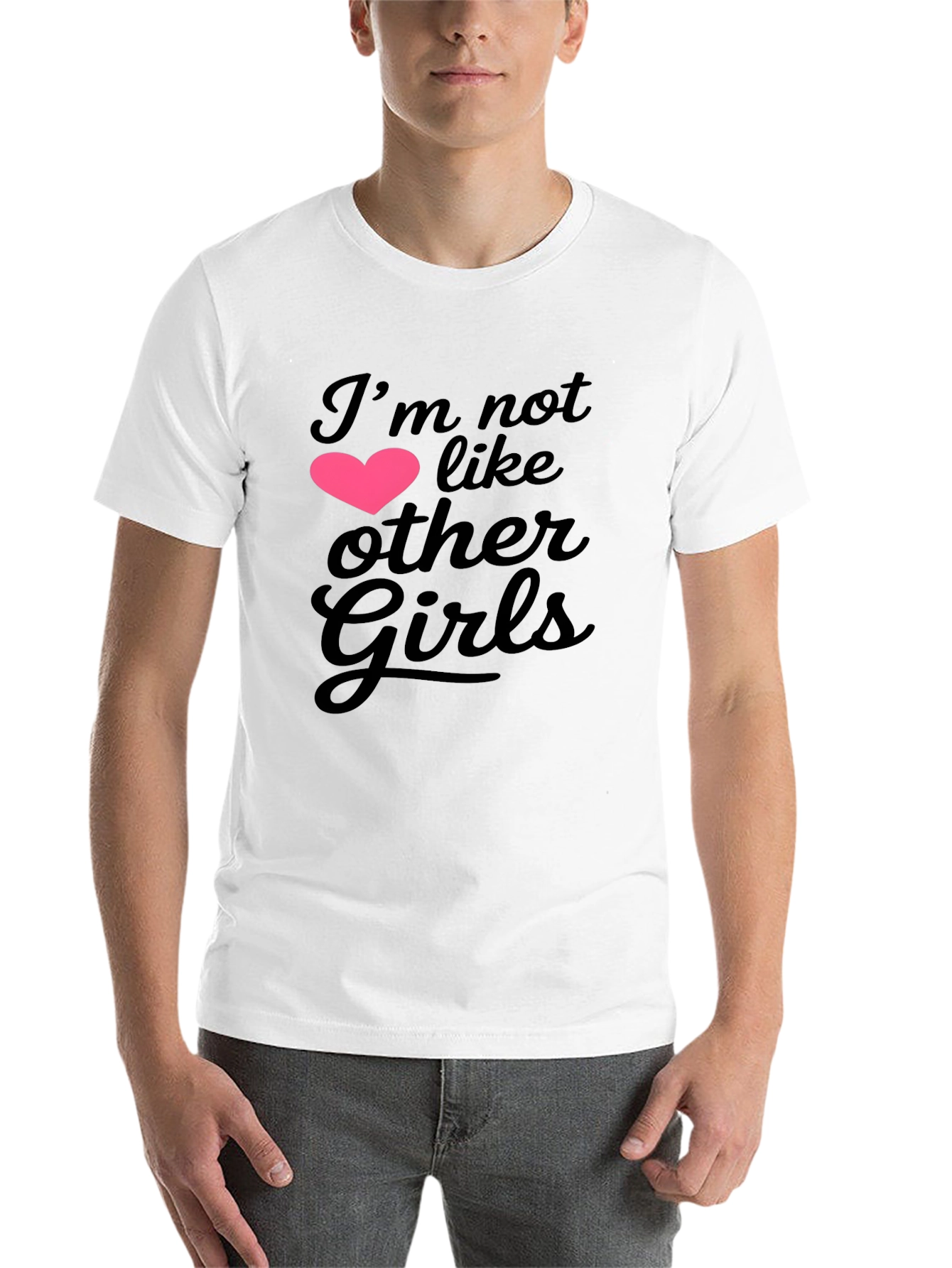 Black I'm Not Like Other Girls Graphic Tee view 14