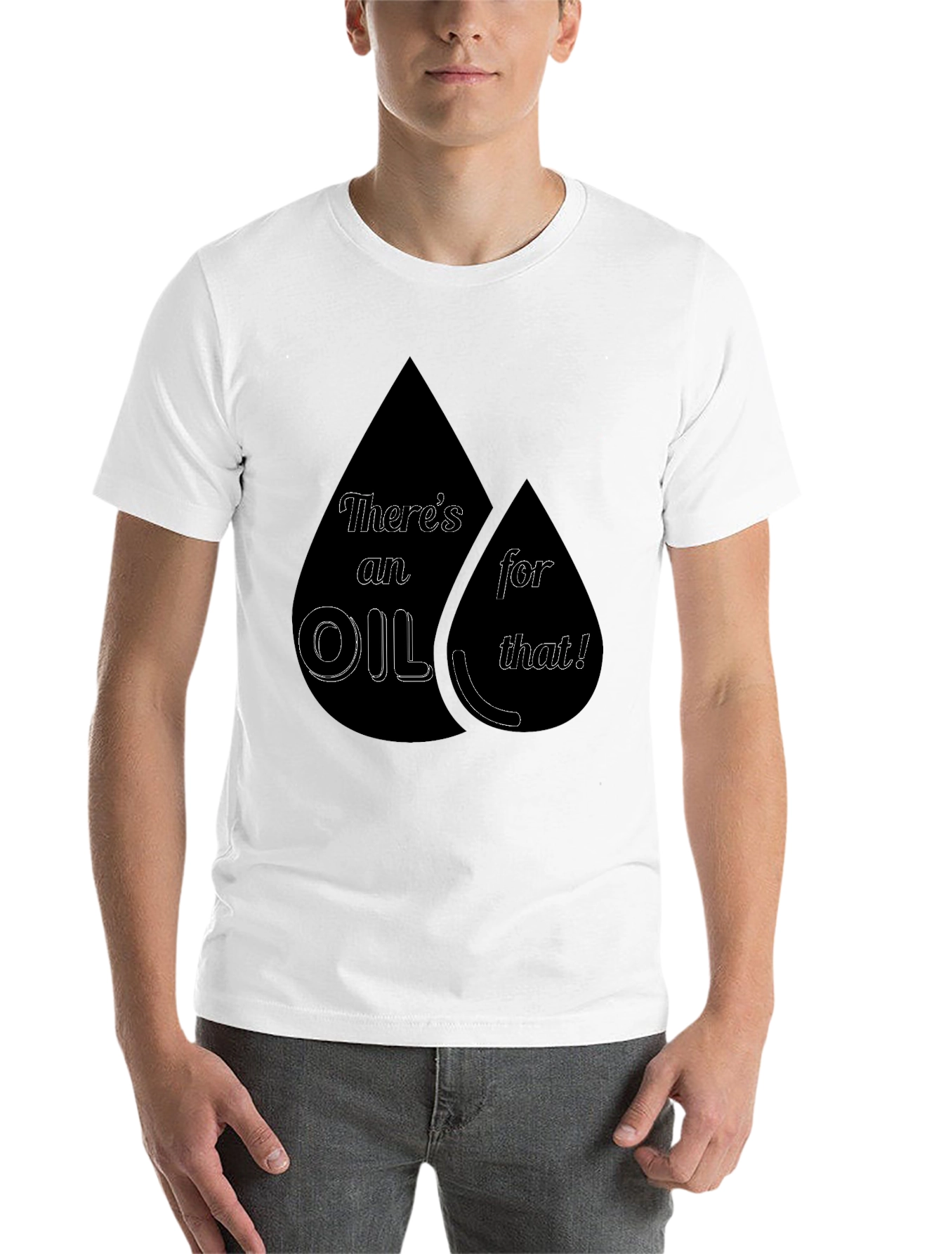 Black There's an Oil for That! T-Shirt view 14