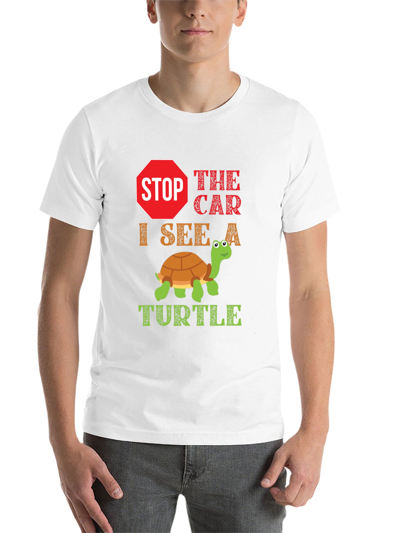 Black Stop the Car, Turtle T-Shirt view 14