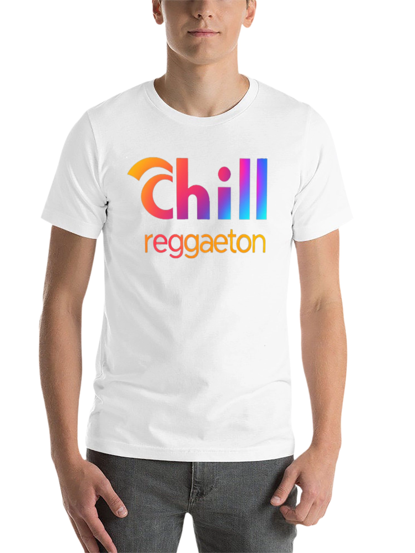 Black Chill Reggaeton Graphic T-Shirt view 14
