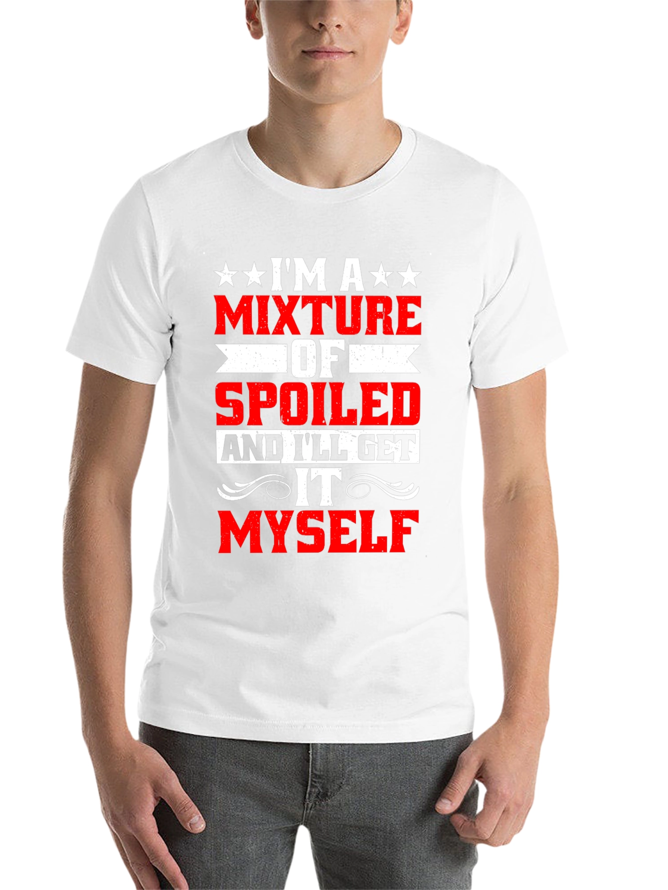 Black Funny Spoiled I'll Get It Myself T-Shirt view 14