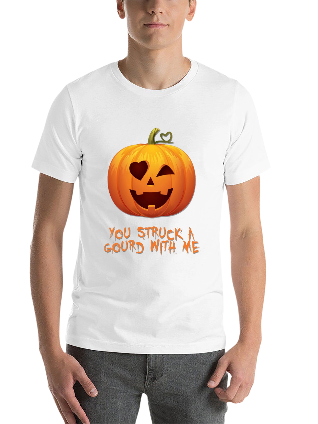 You Struck A Gourd With Me - Funny Halloween Tee - 14