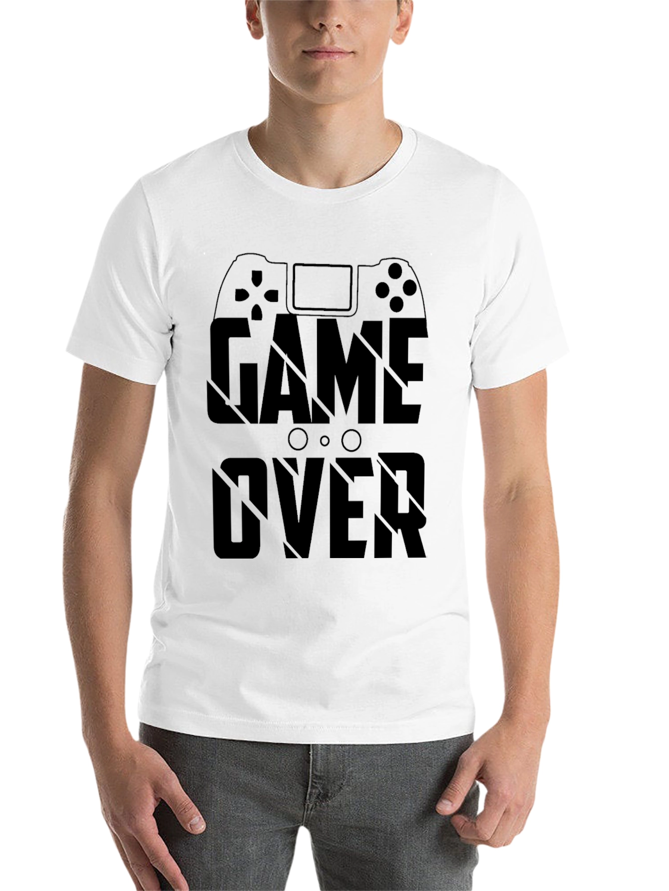 Black Game Over T-Shirt - Gamer Style view 14